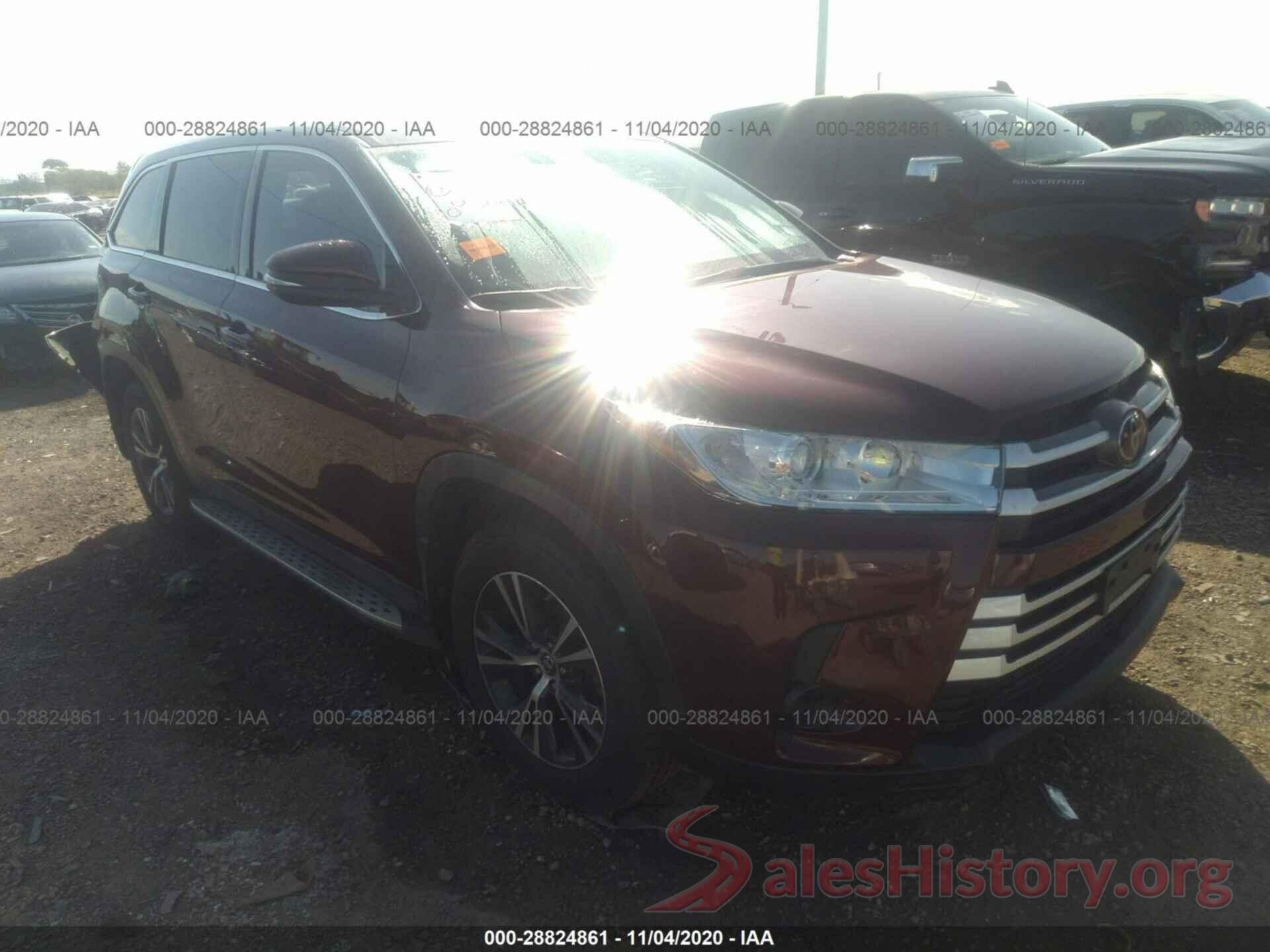 5TDZARFH2KS044703 2019 TOYOTA HIGHLANDER