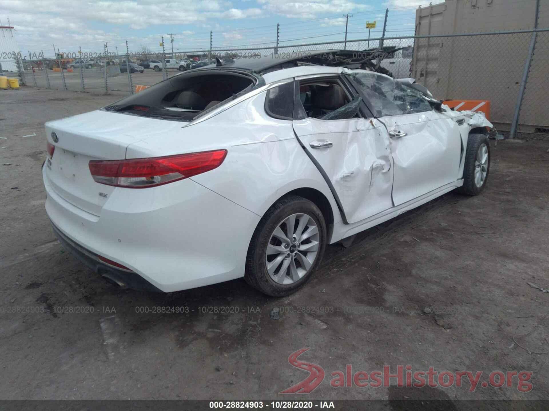 5XXGU4L3XGG091111 2016 KIA OPTIMA