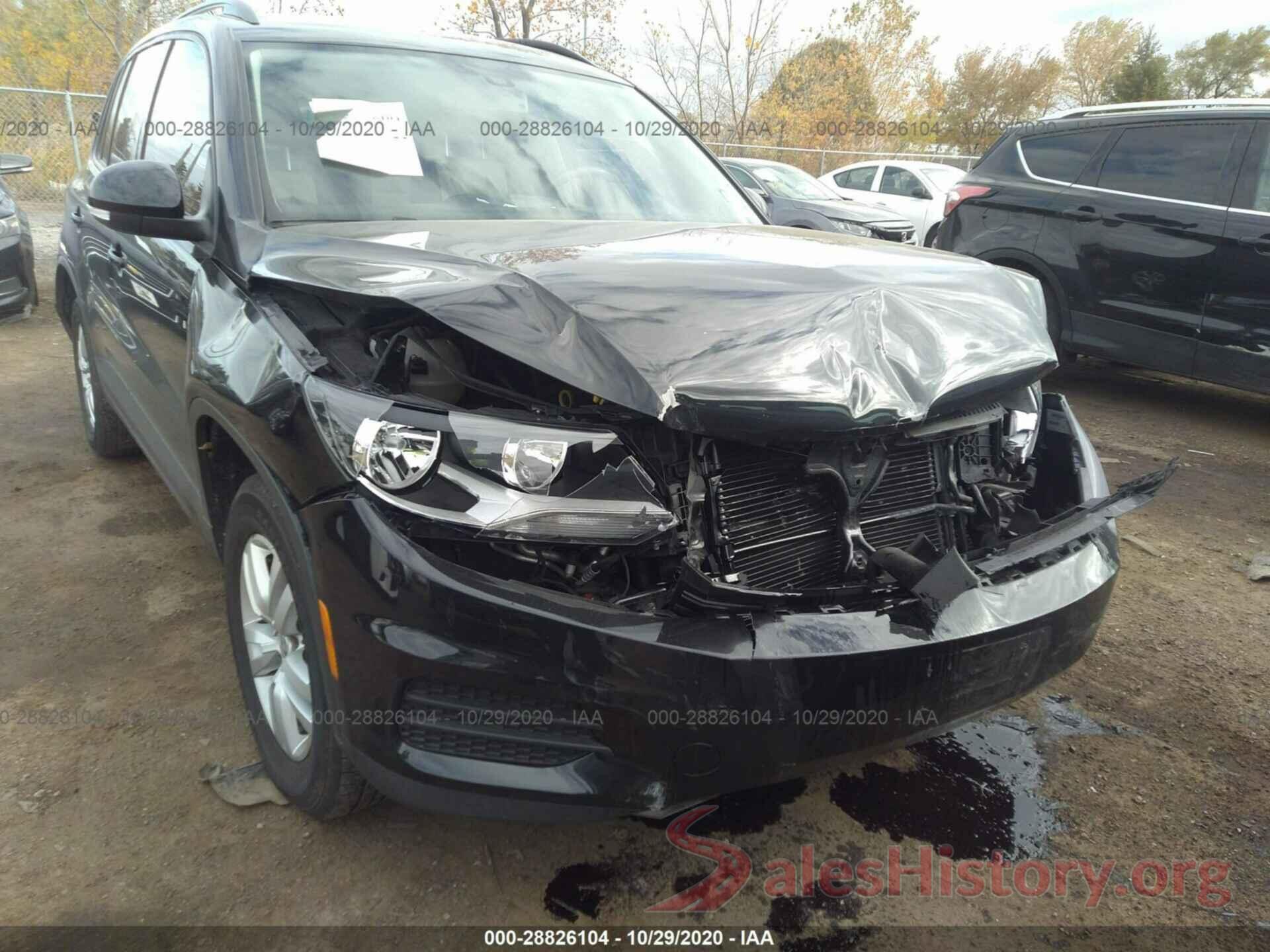 WVGAV7AX8HK001533 2017 VOLKSWAGEN TIGUAN