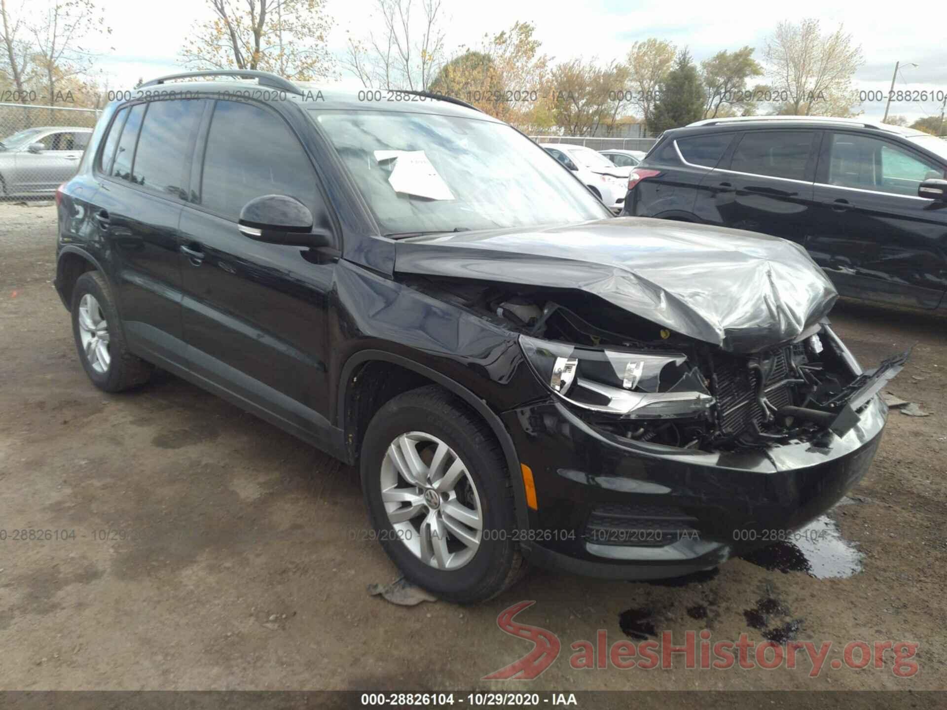 WVGAV7AX8HK001533 2017 VOLKSWAGEN TIGUAN