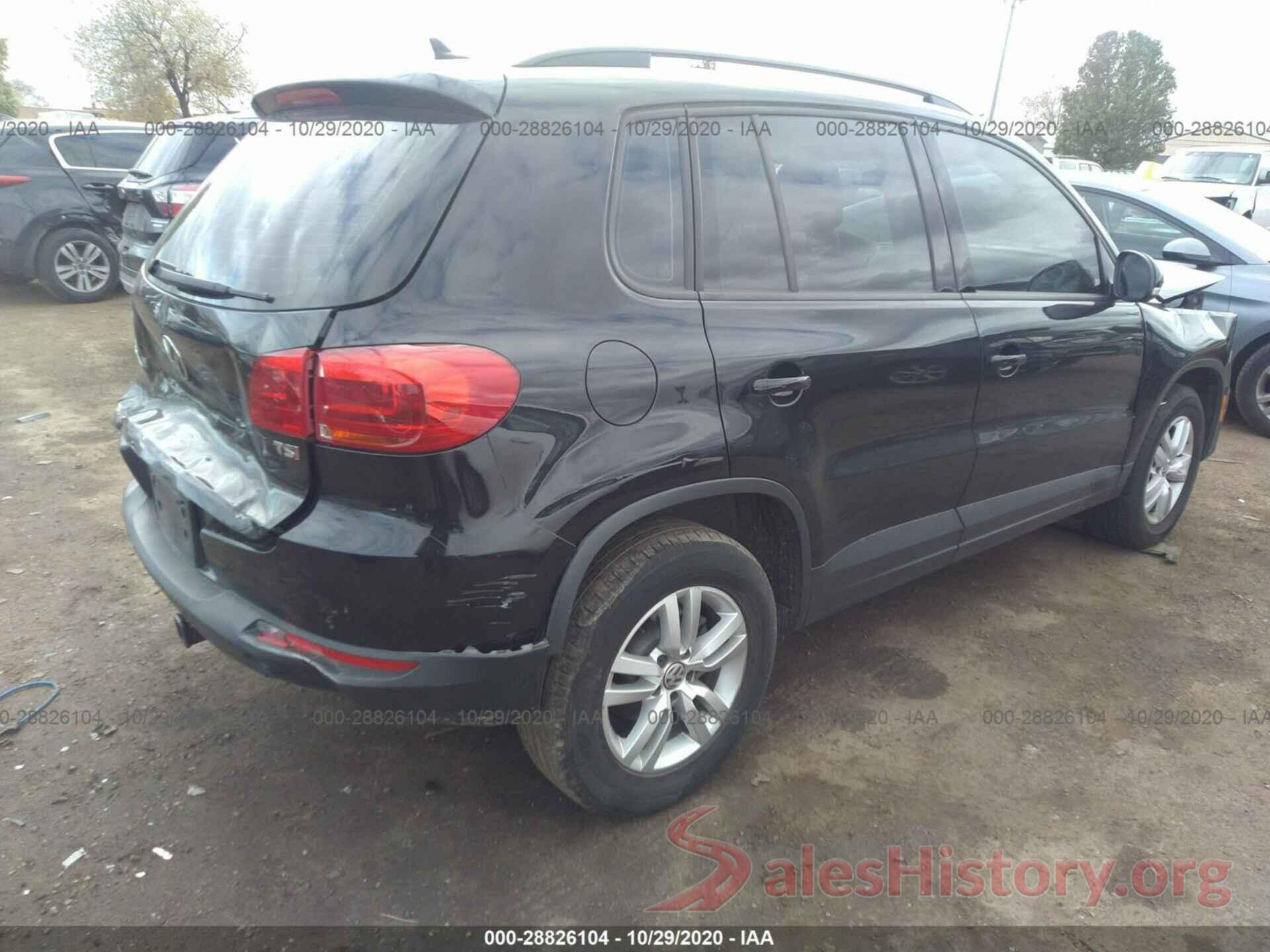 WVGAV7AX8HK001533 2017 VOLKSWAGEN TIGUAN