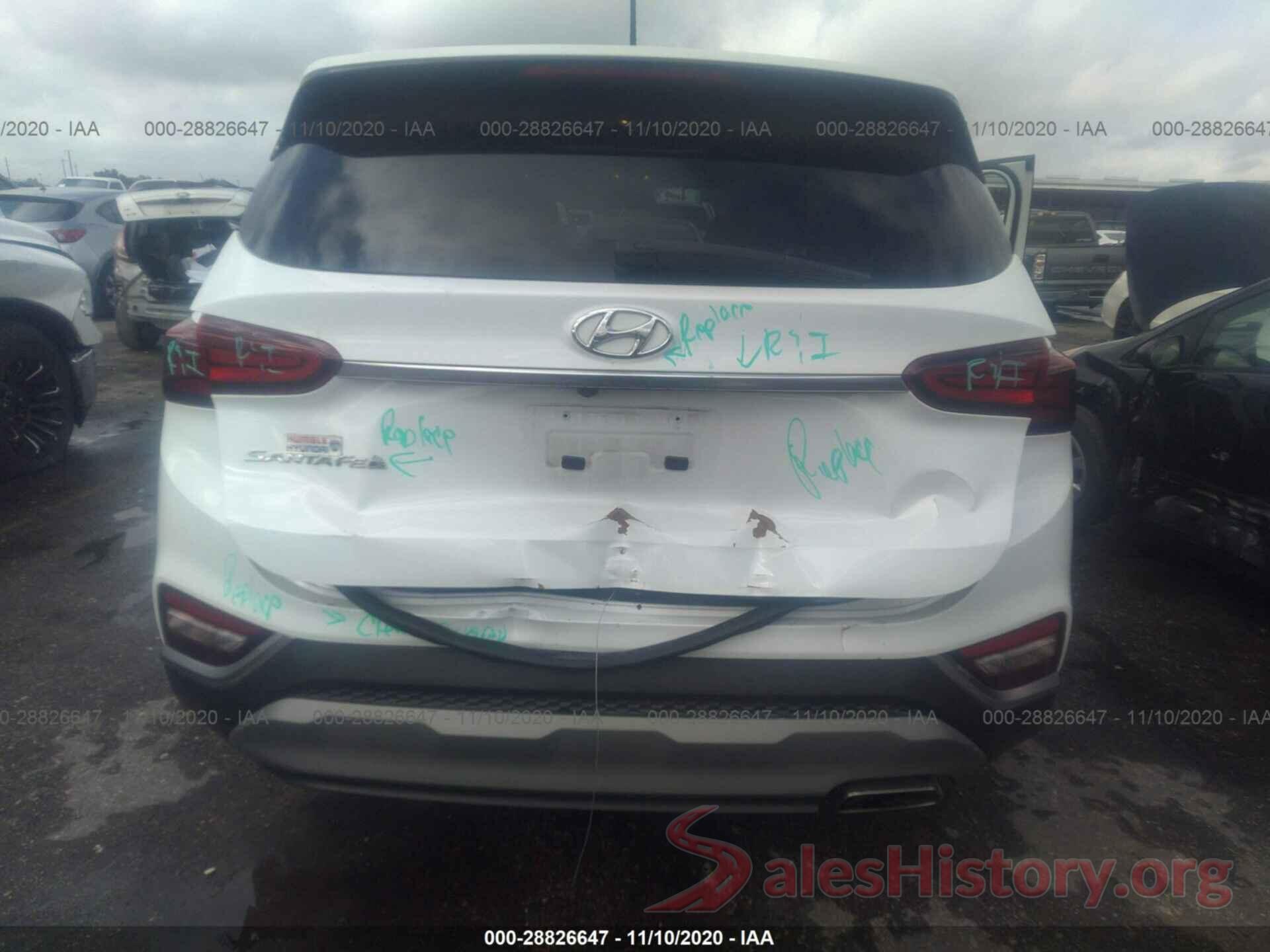 5NMS23ADXKH025402 2019 HYUNDAI SANTA FE