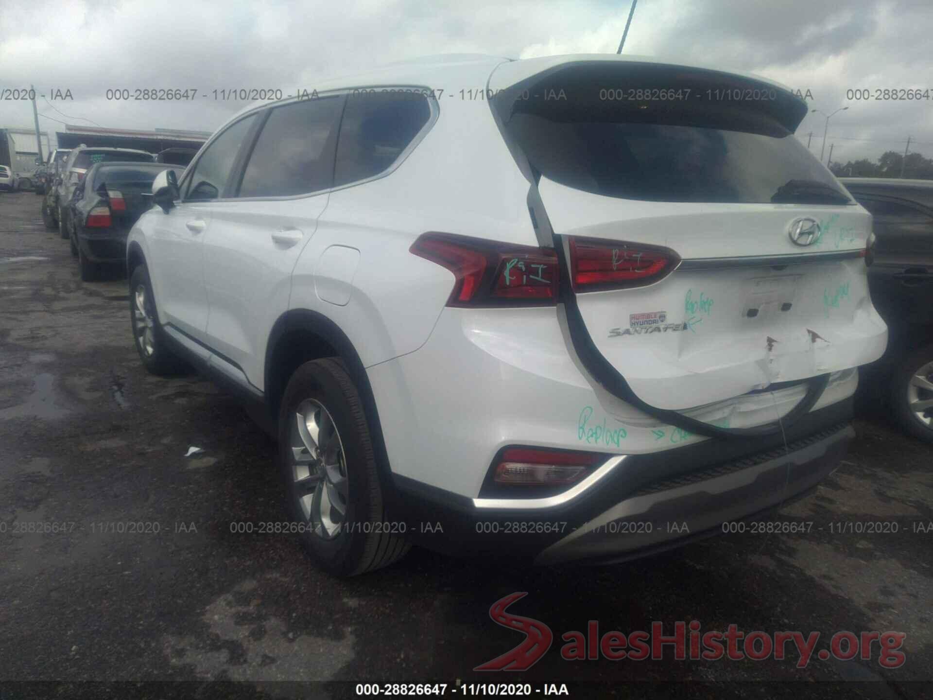 5NMS23ADXKH025402 2019 HYUNDAI SANTA FE