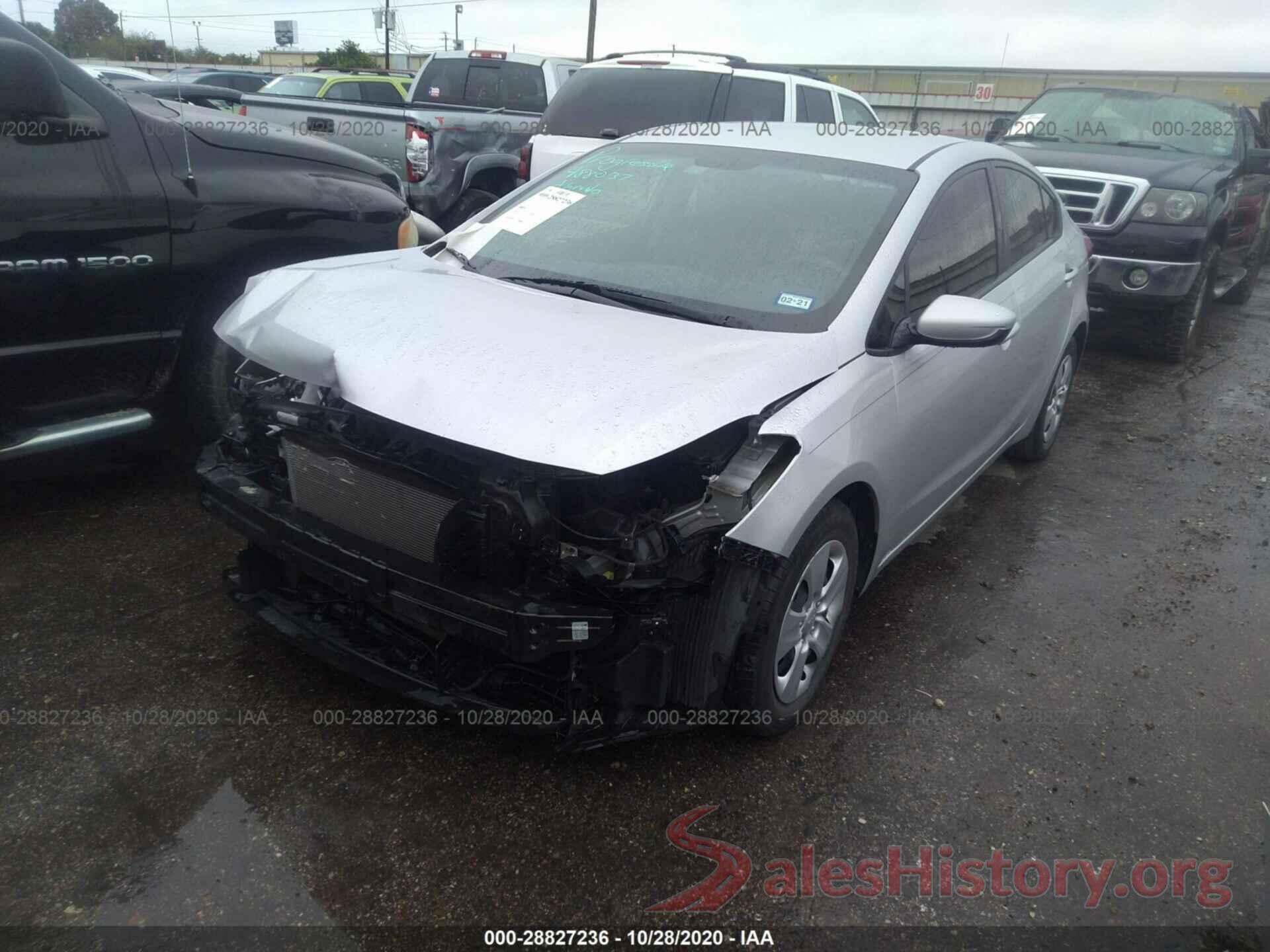 3KPFL4A7XHE082231 2017 KIA FORTE