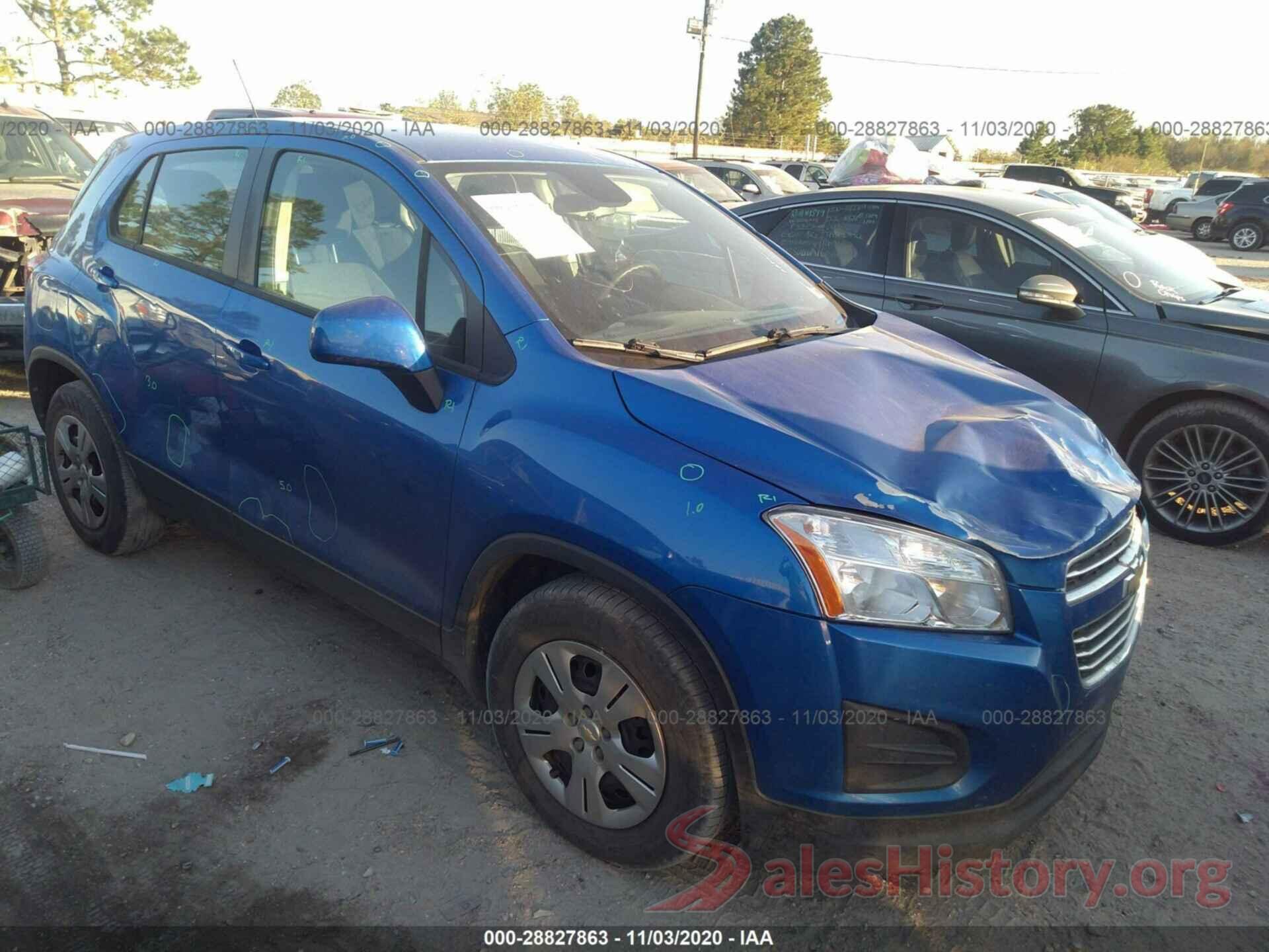 KL7CJKSB0GB630178 2016 CHEVROLET TRAX