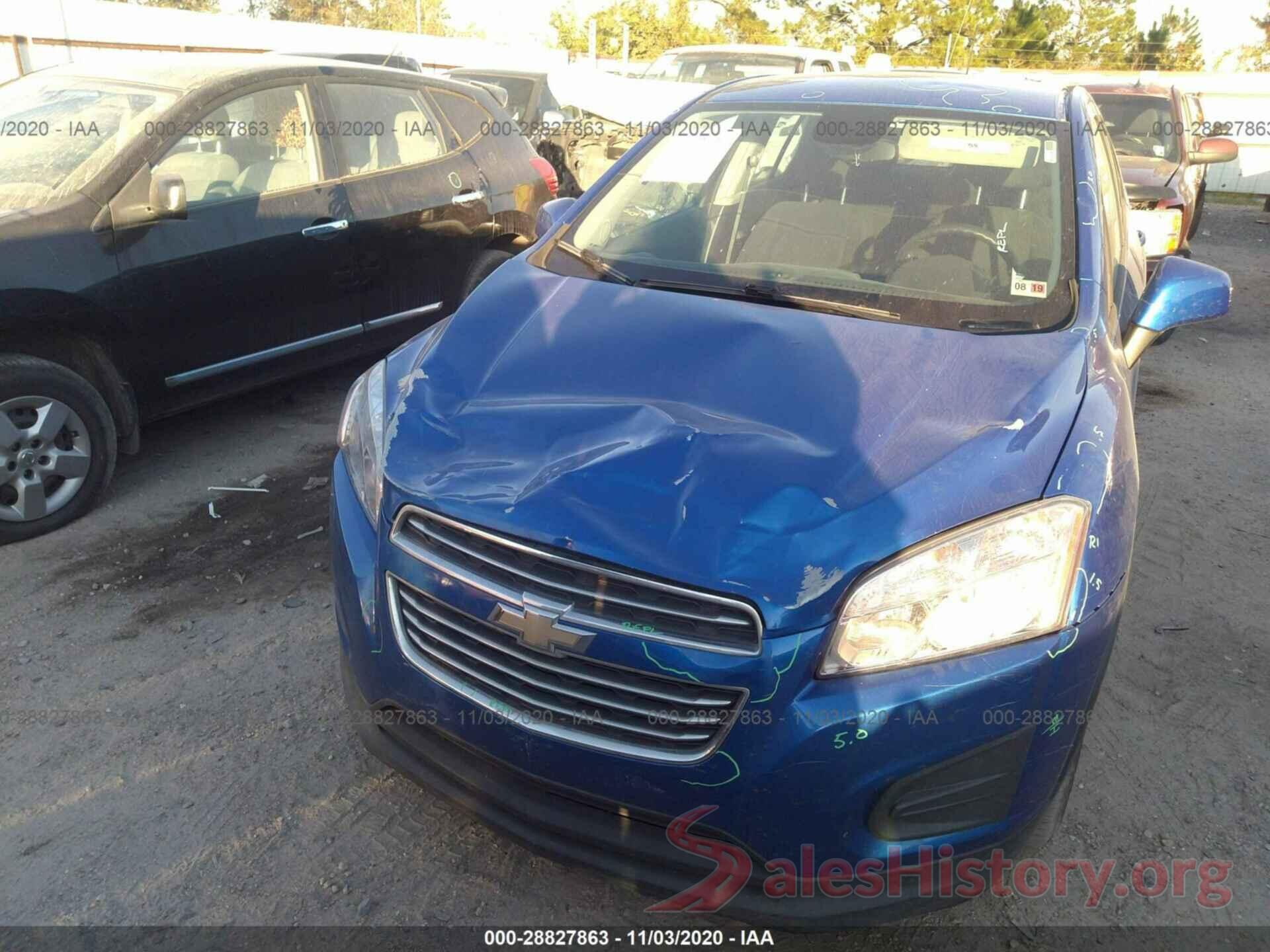 KL7CJKSB0GB630178 2016 CHEVROLET TRAX