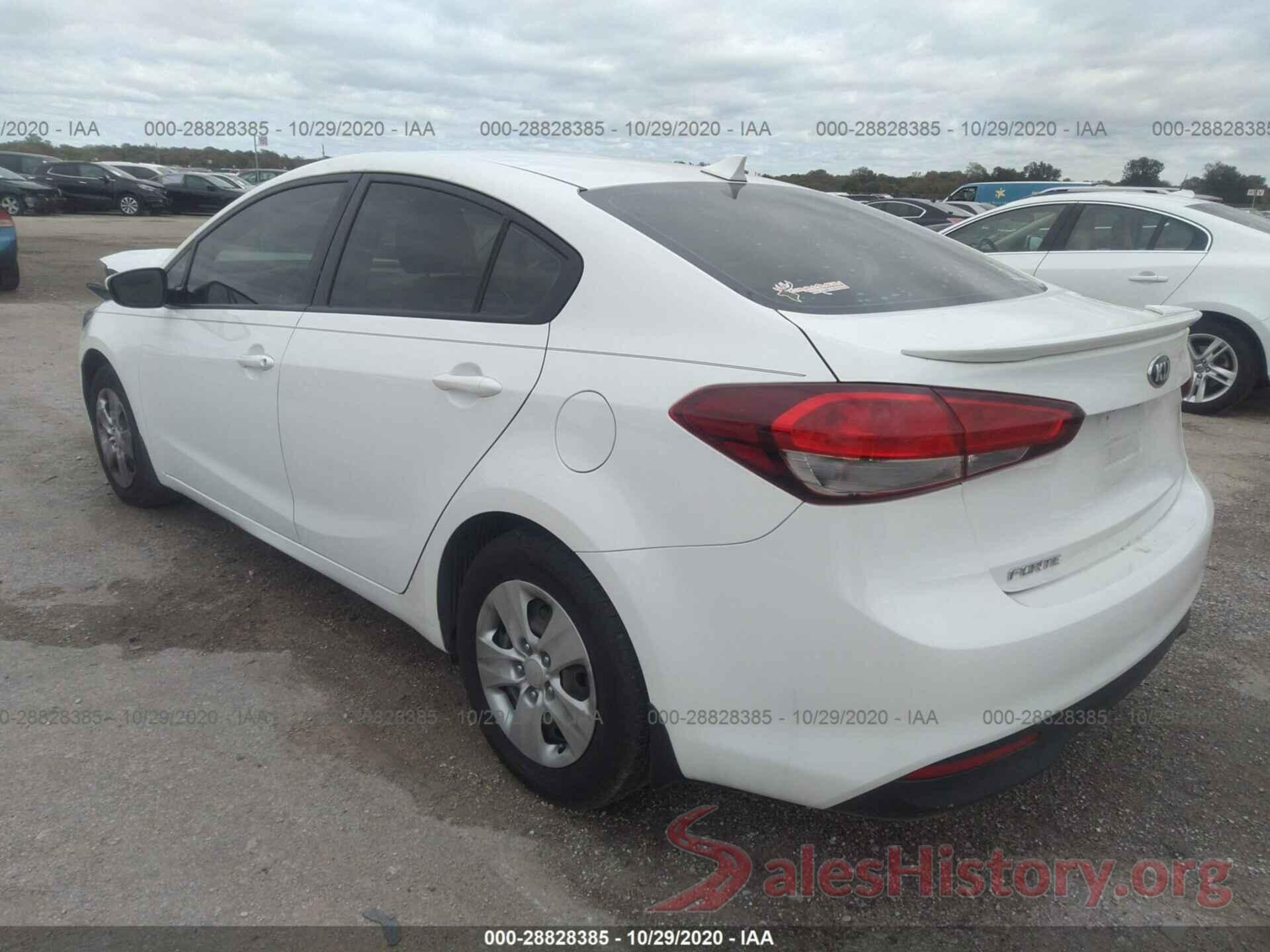 3KPFK4A73JE176167 2018 KIA FORTE