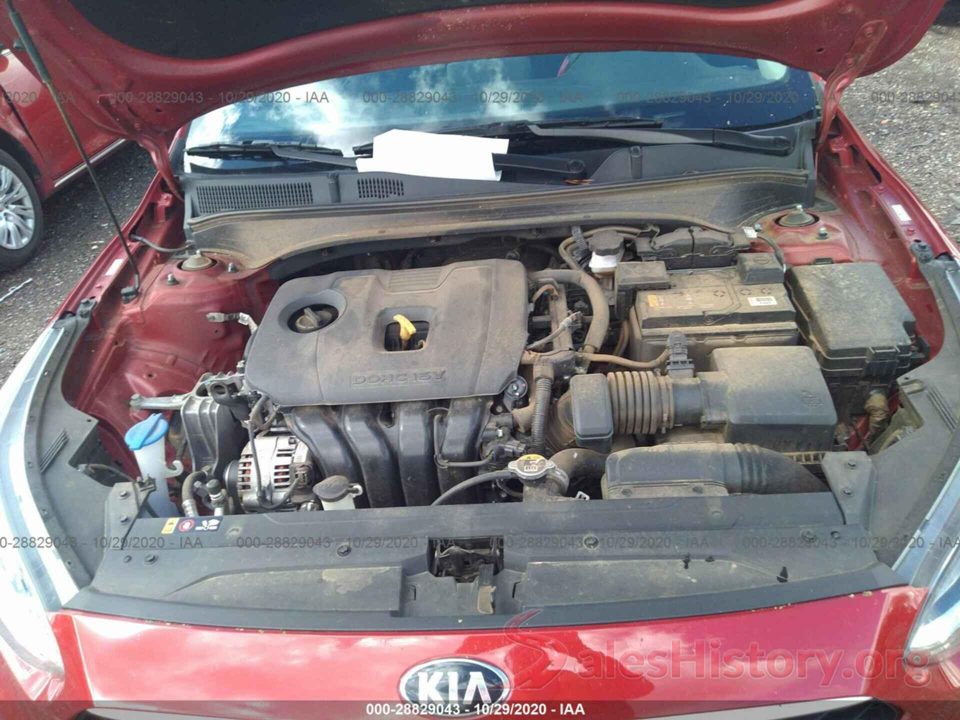 3KPF24AD2LE187377 2020 KIA FORTE