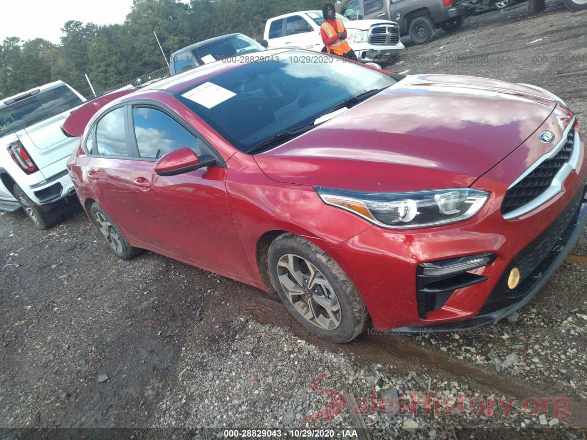 3KPF24AD2LE187377 2020 KIA FORTE