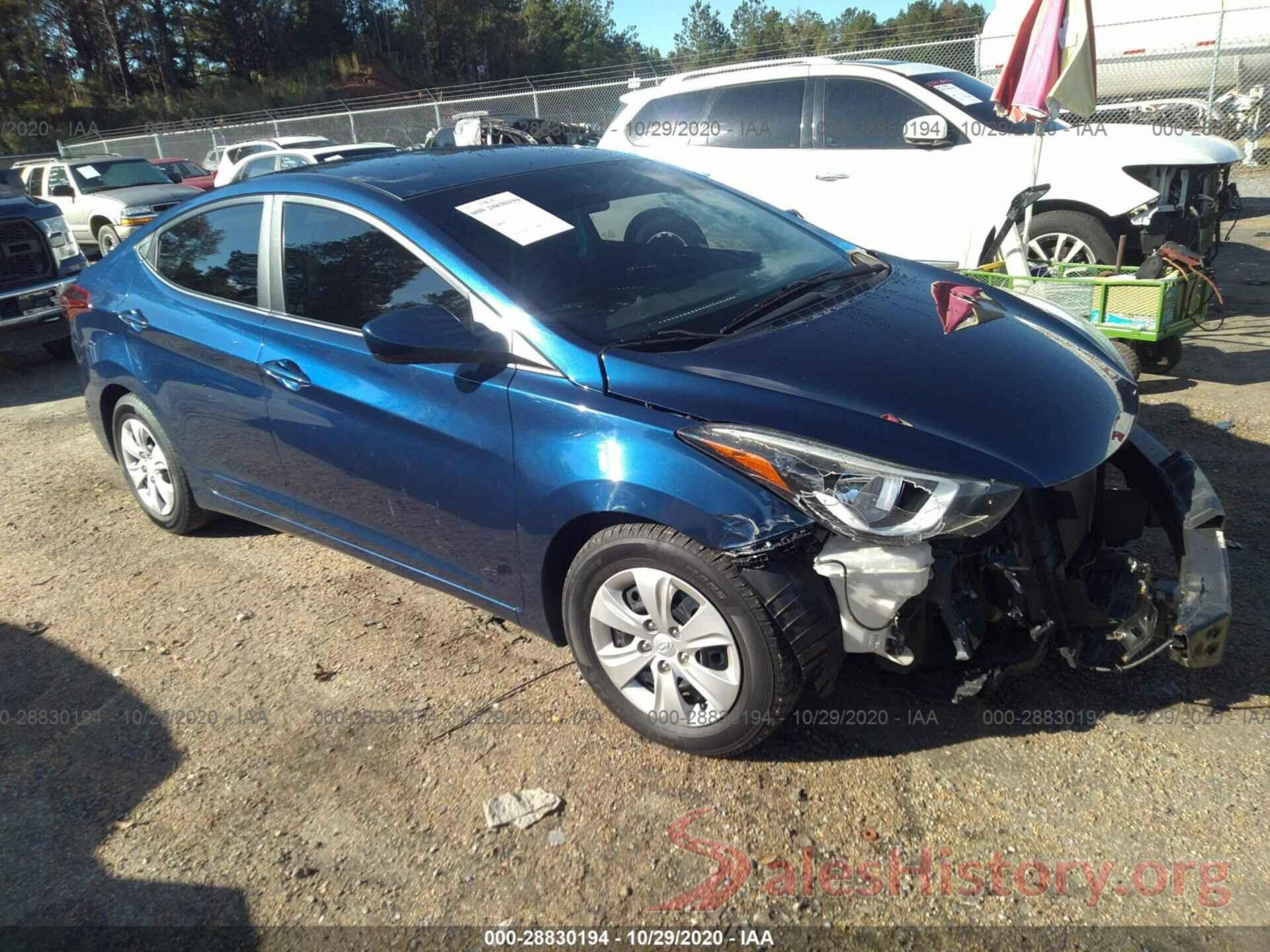 5NPDH4AE5GH680728 2016 HYUNDAI ELANTRA