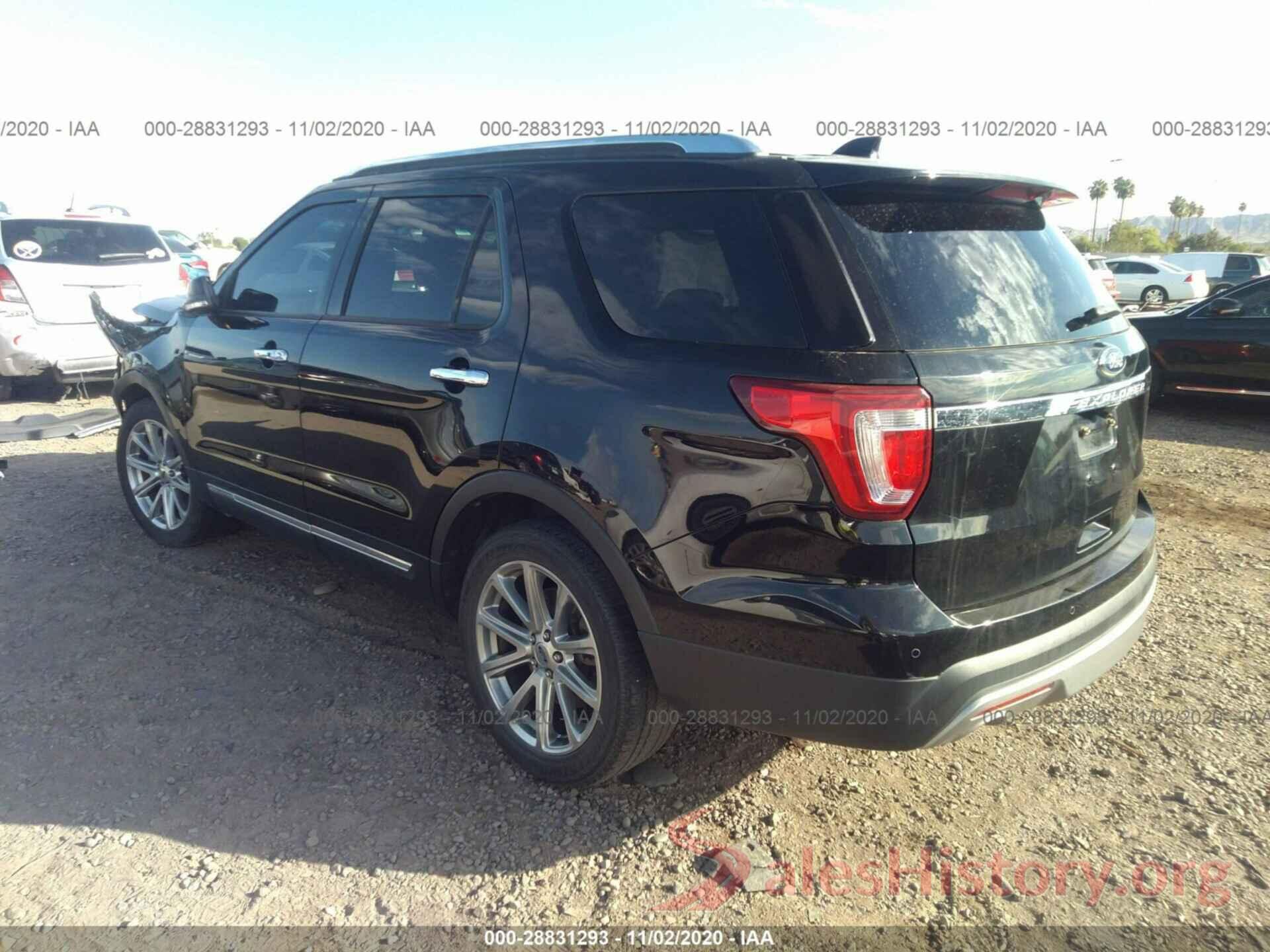 1FM5K7F87HGC92511 2017 FORD EXPLORER