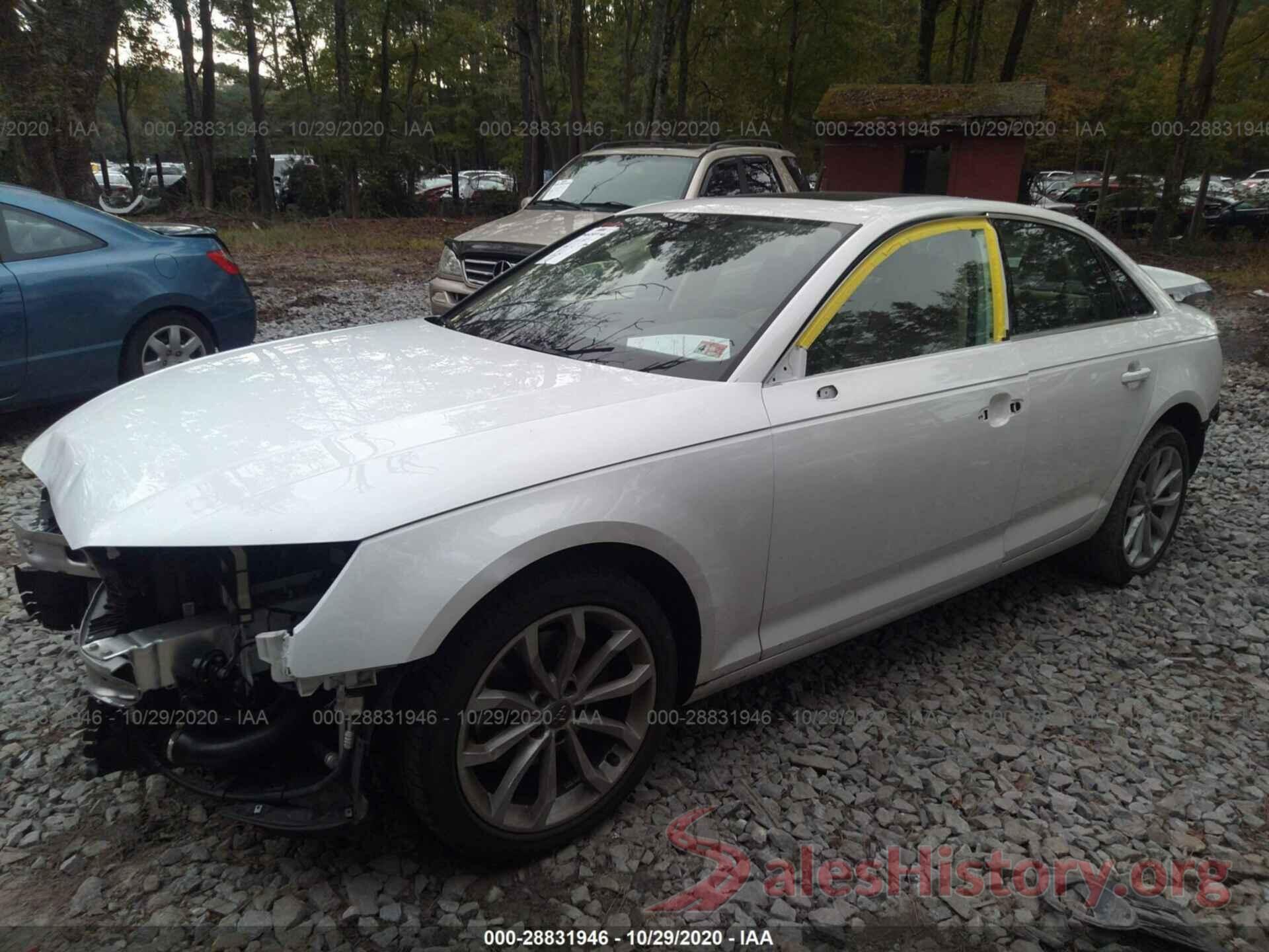 WAUGMAF45KN002154 2019 AUDI A4