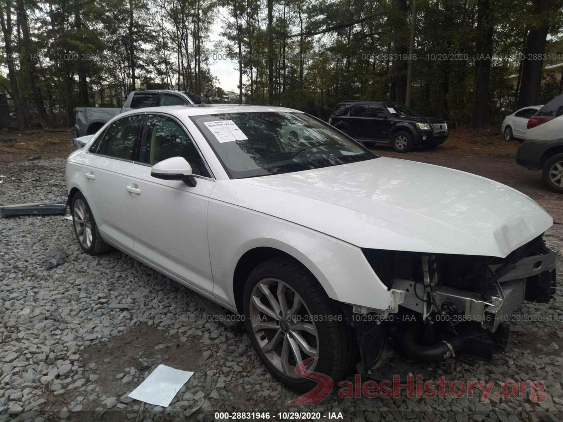 WAUGMAF45KN002154 2019 AUDI A4