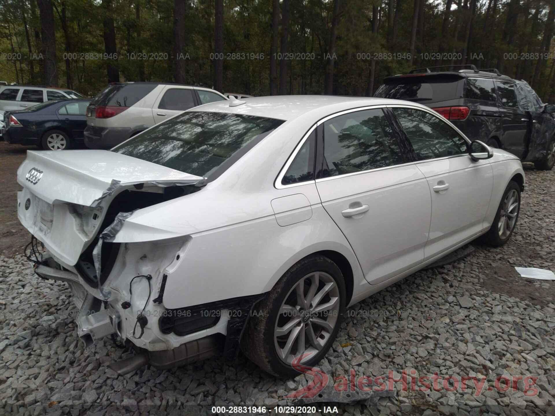 WAUGMAF45KN002154 2019 AUDI A4