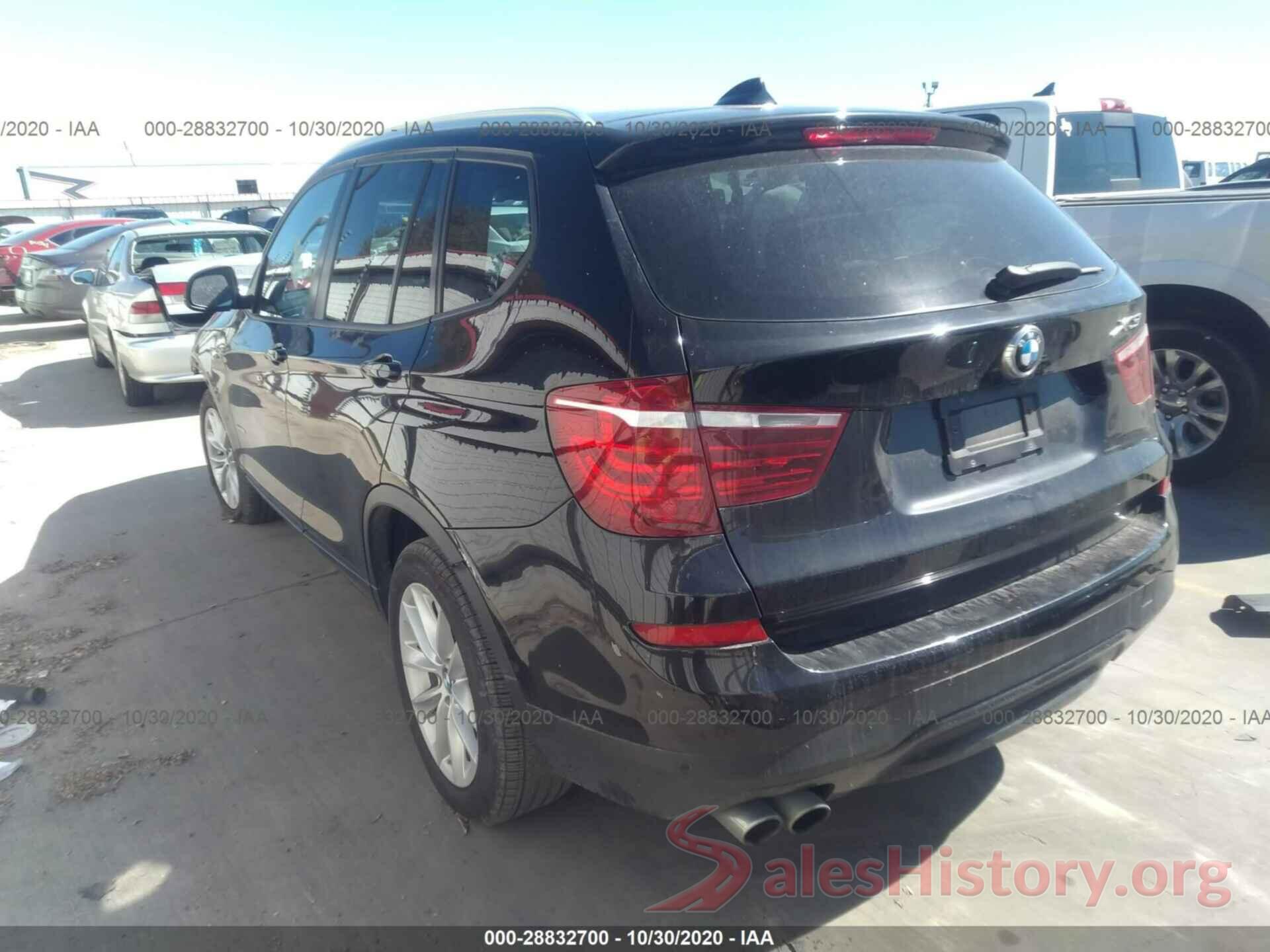 5UXWZ7C35H0V88051 2017 BMW X3