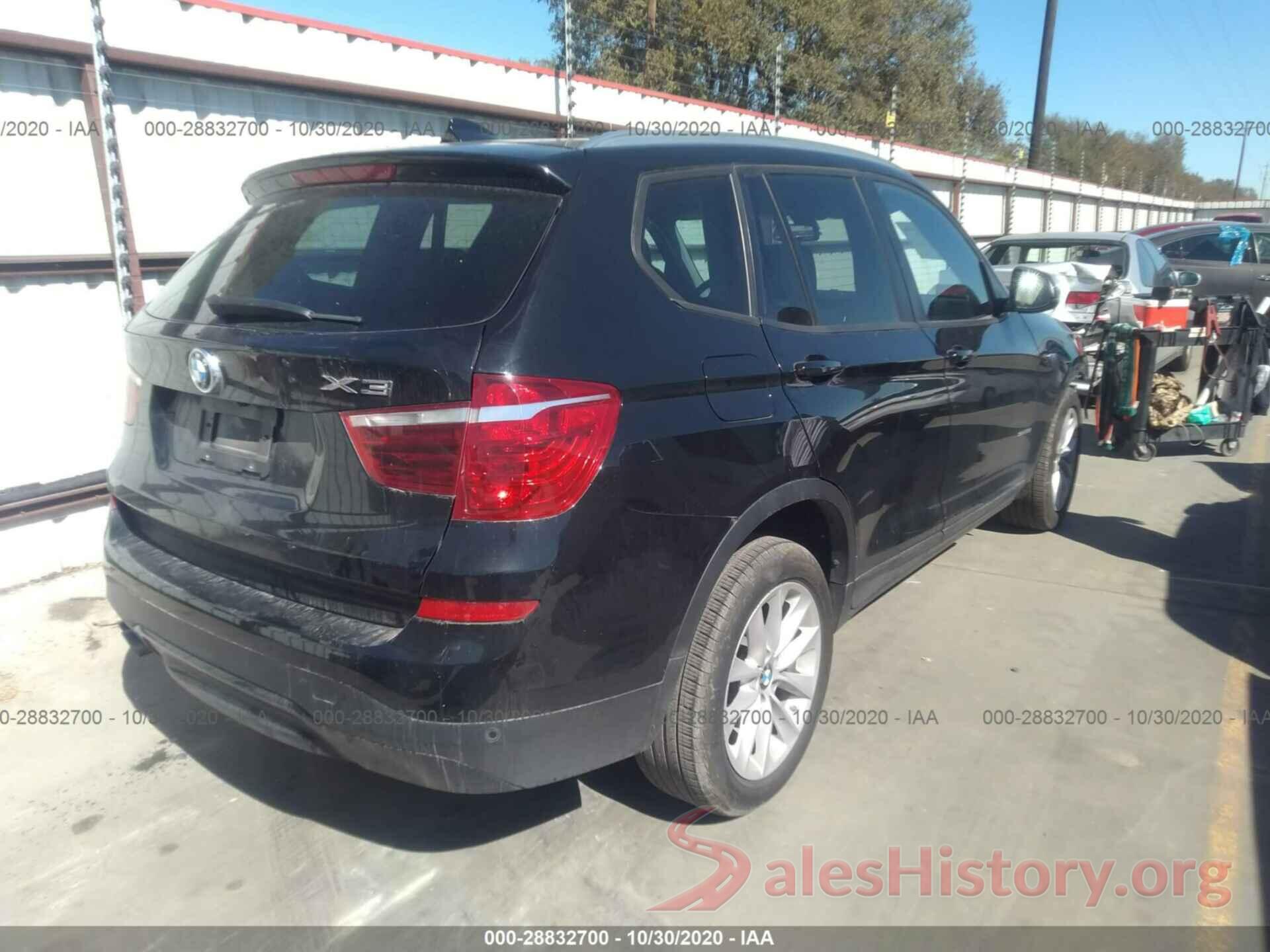 5UXWZ7C35H0V88051 2017 BMW X3