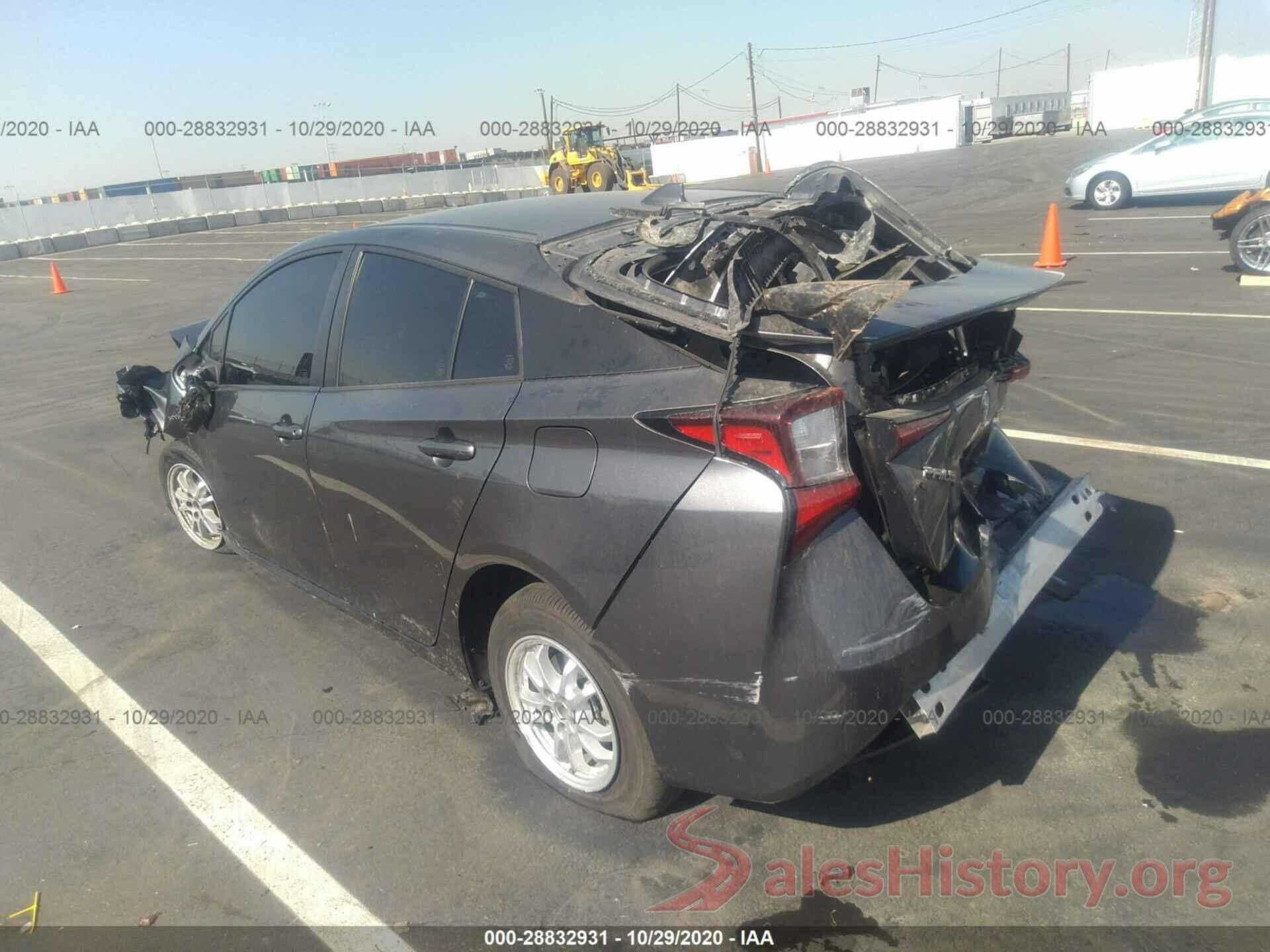 JTDKARFU7K3089586 2019 TOYOTA PRIUS