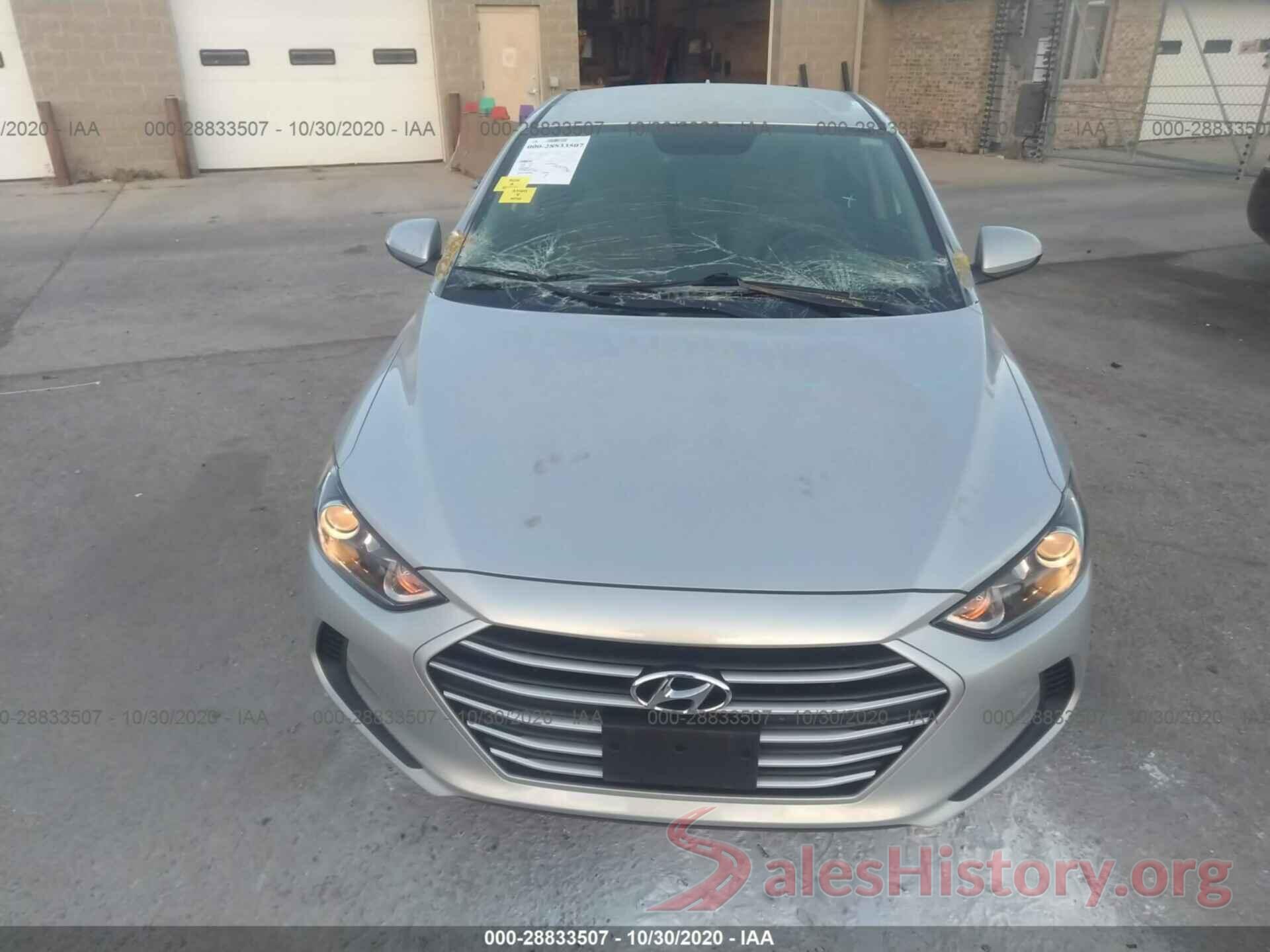 5NPD84LF8HH133170 2017 HYUNDAI ELANTRA