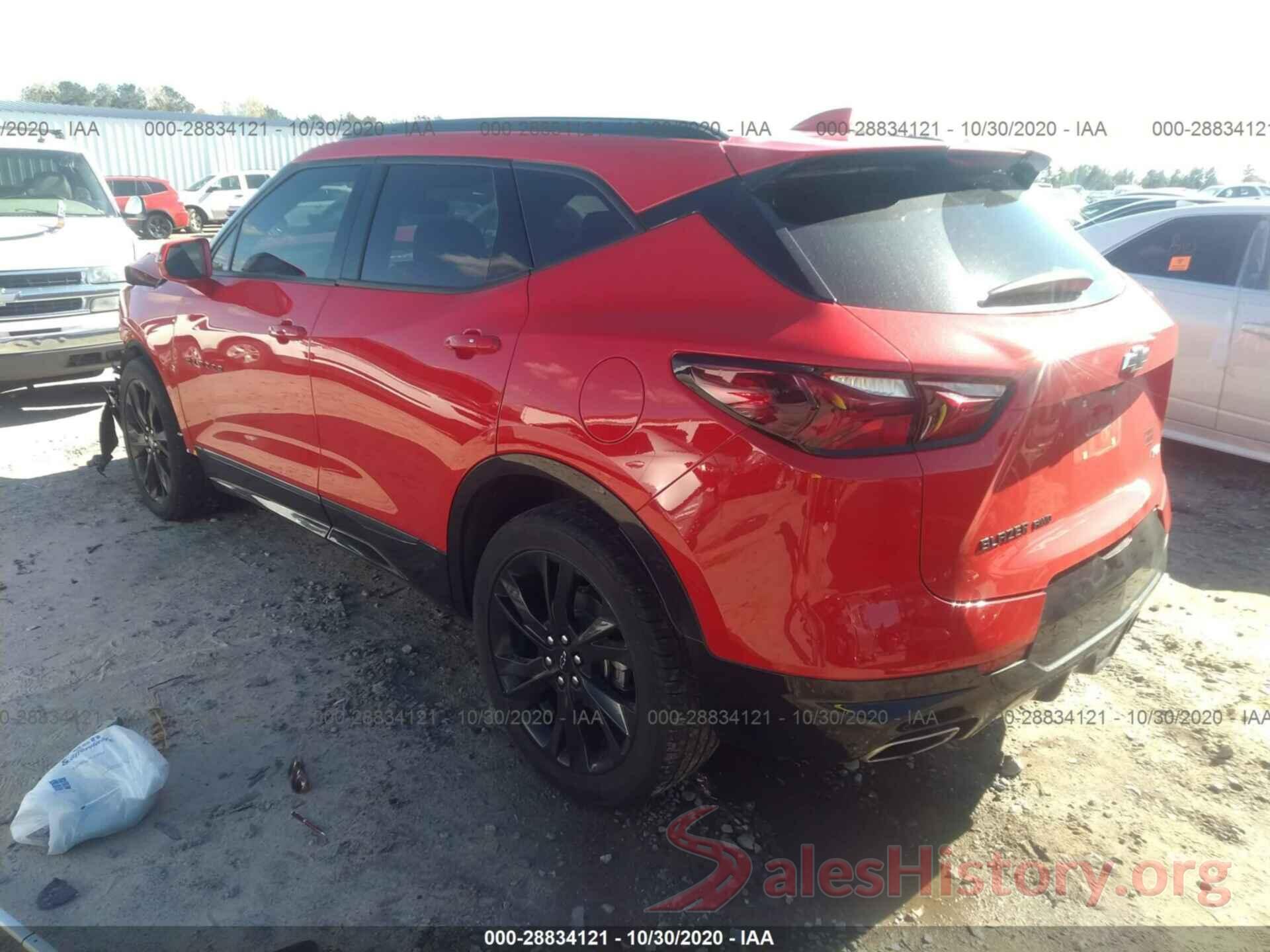 3GNKBJRS7KS593484 2019 CHEVROLET BLAZER