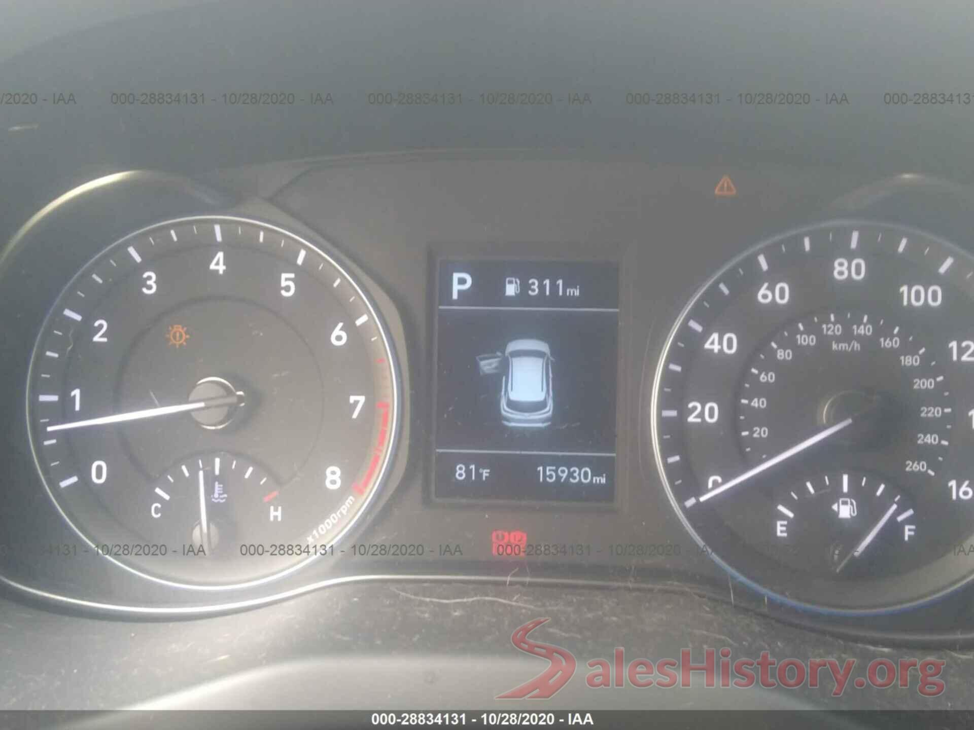 KM8K22AA2LU431728 2020 HYUNDAI KONA