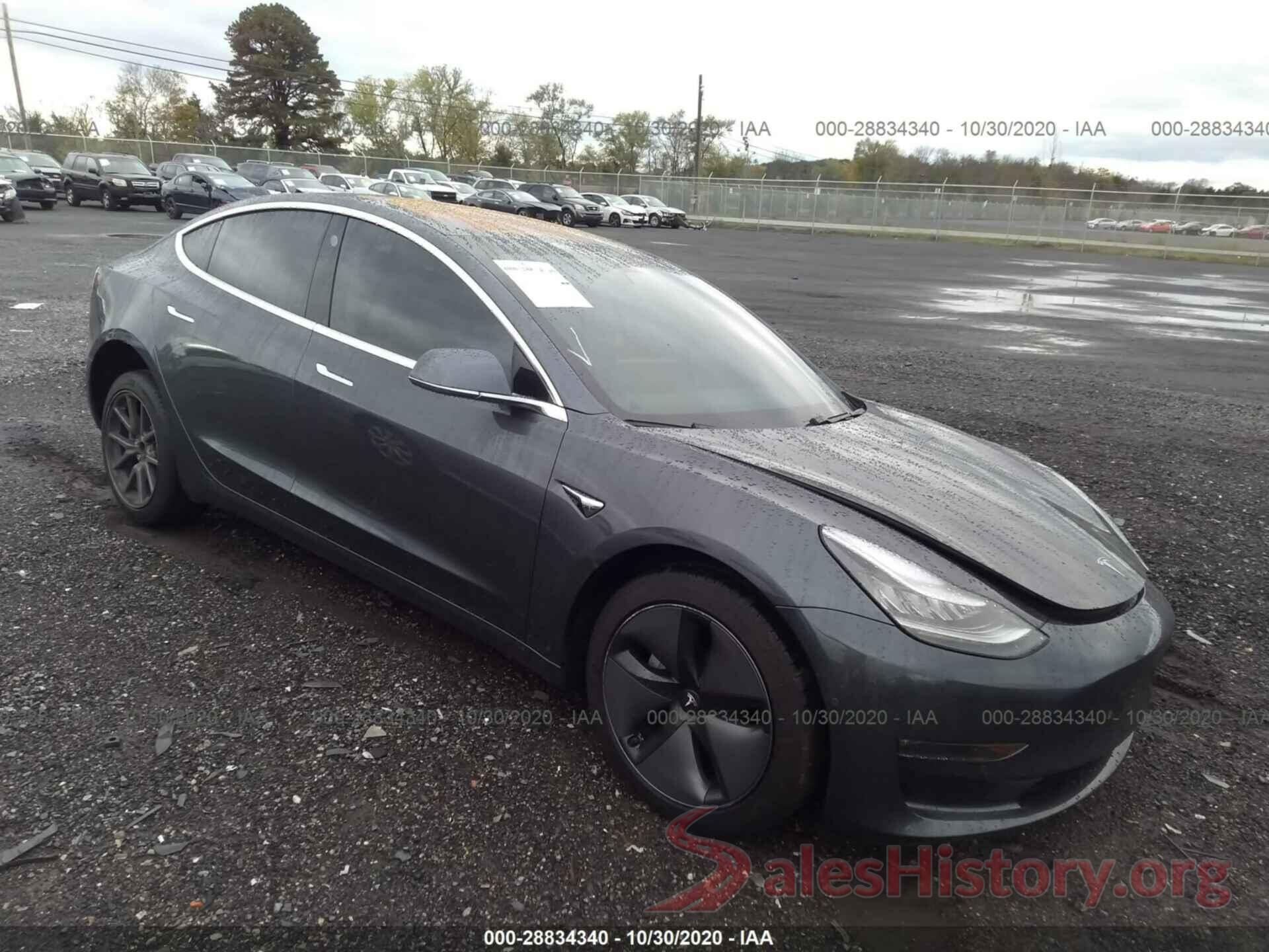 5YJ3E1EA6KF298760 2019 TESLA MODEL 3