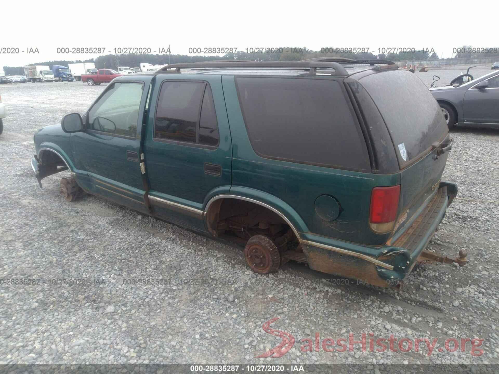 1GNDT13W6VK206067 1997 CHEVROLET BLAZER