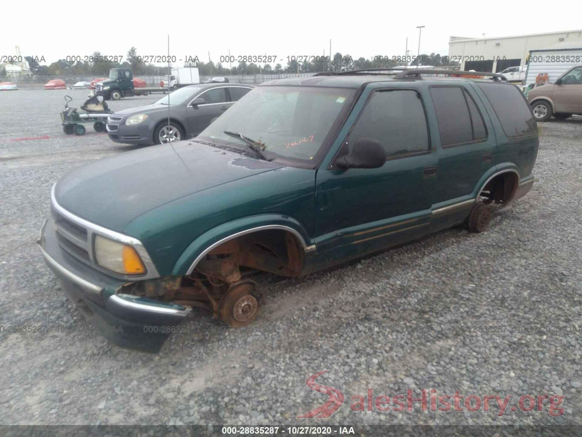 1GNDT13W6VK206067 1997 CHEVROLET BLAZER