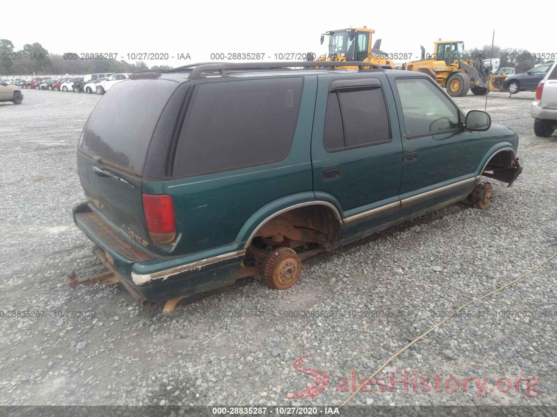 1GNDT13W6VK206067 1997 CHEVROLET BLAZER