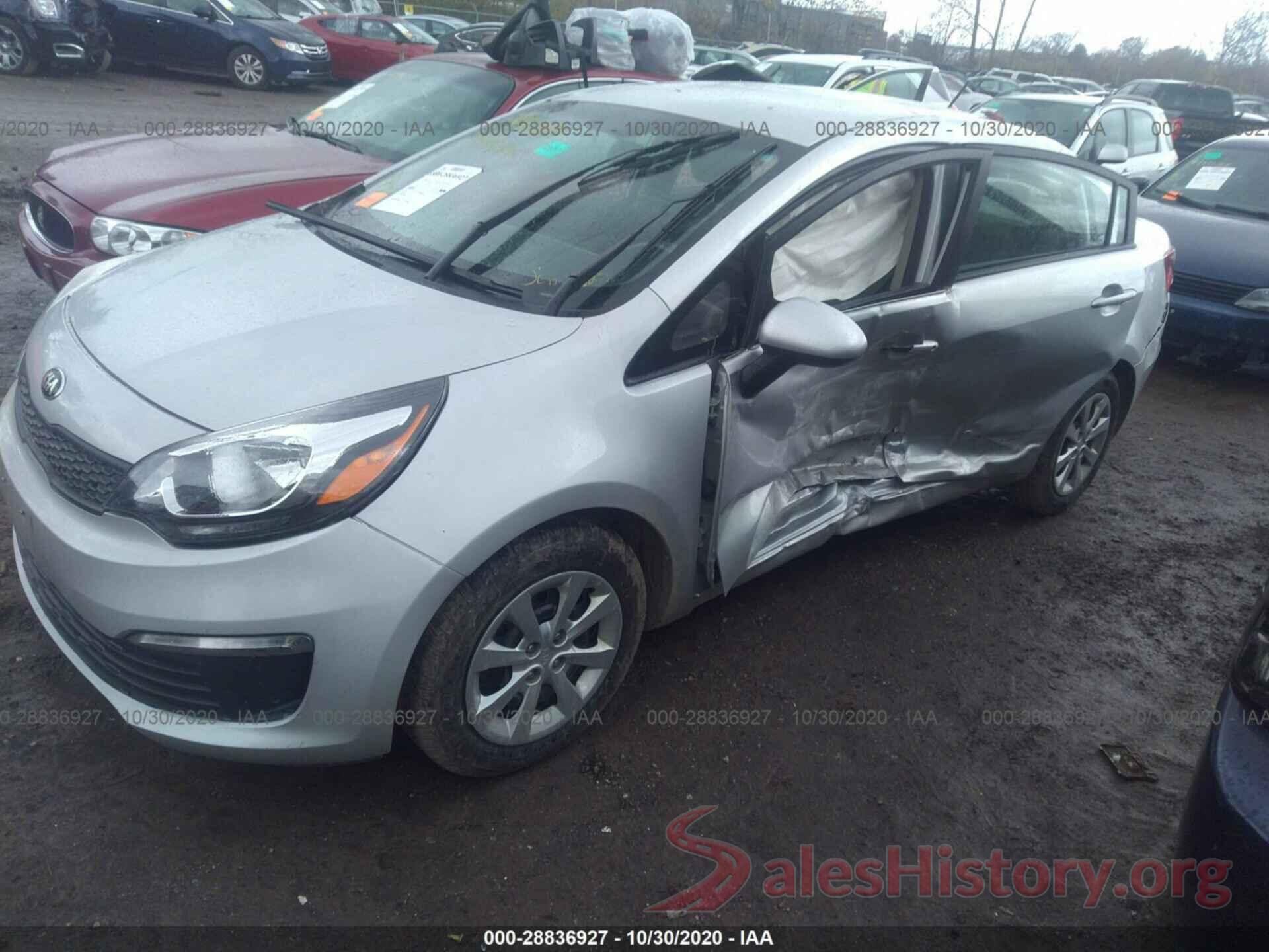 KNADM4A31G6584001 2016 KIA RIO