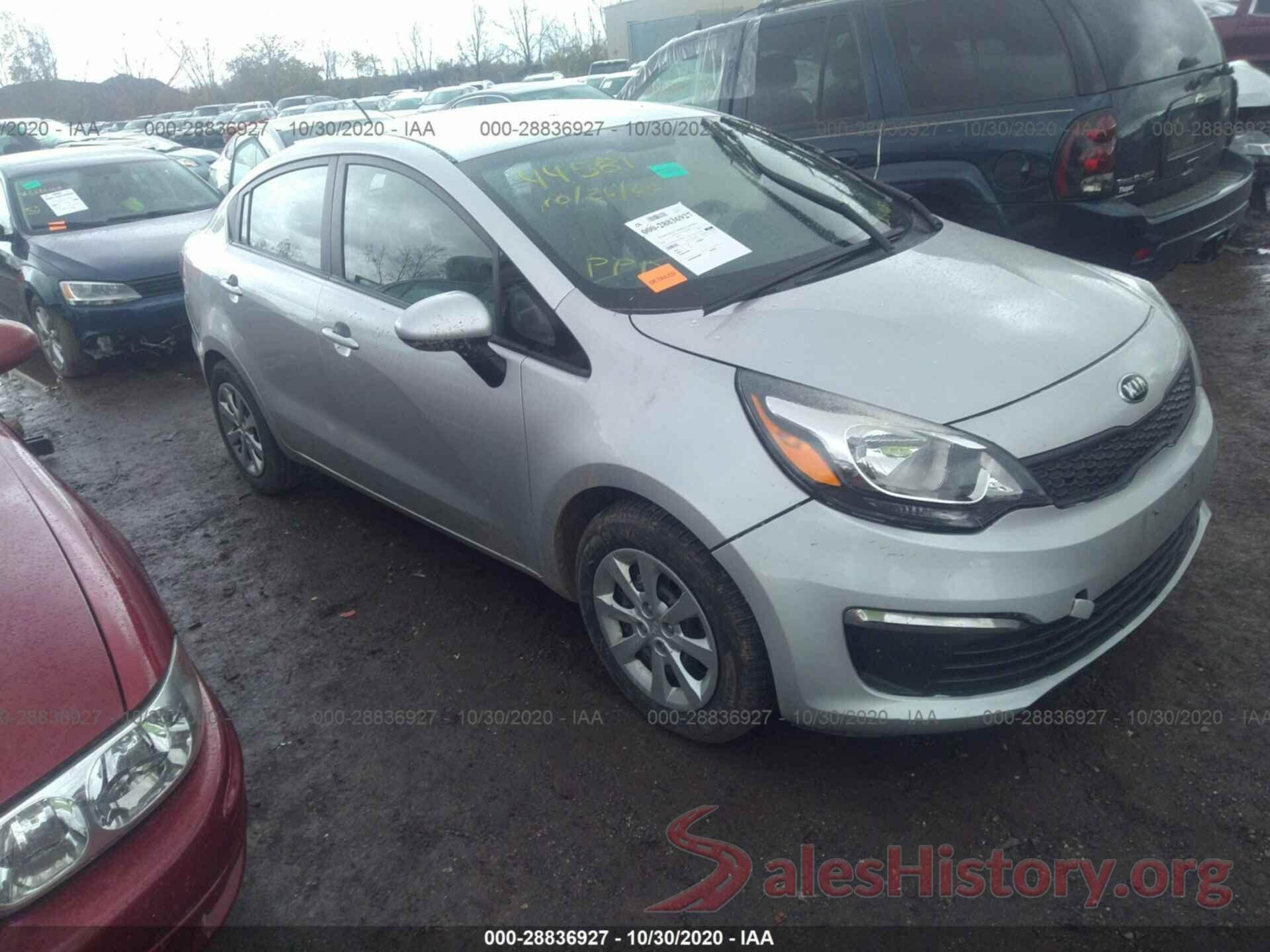 KNADM4A31G6584001 2016 KIA RIO