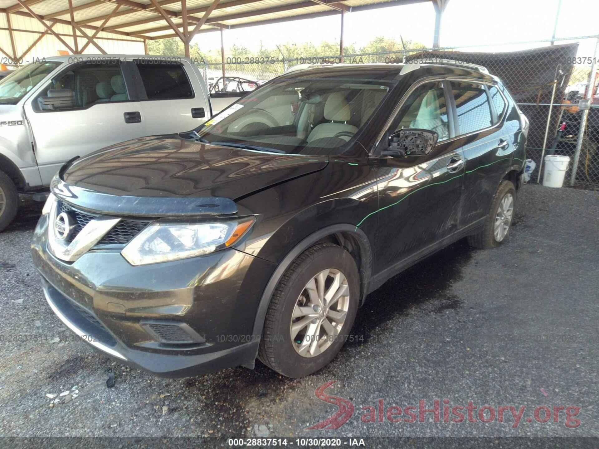 5N1AT2MT4GC853534 2016 NISSAN ROGUE