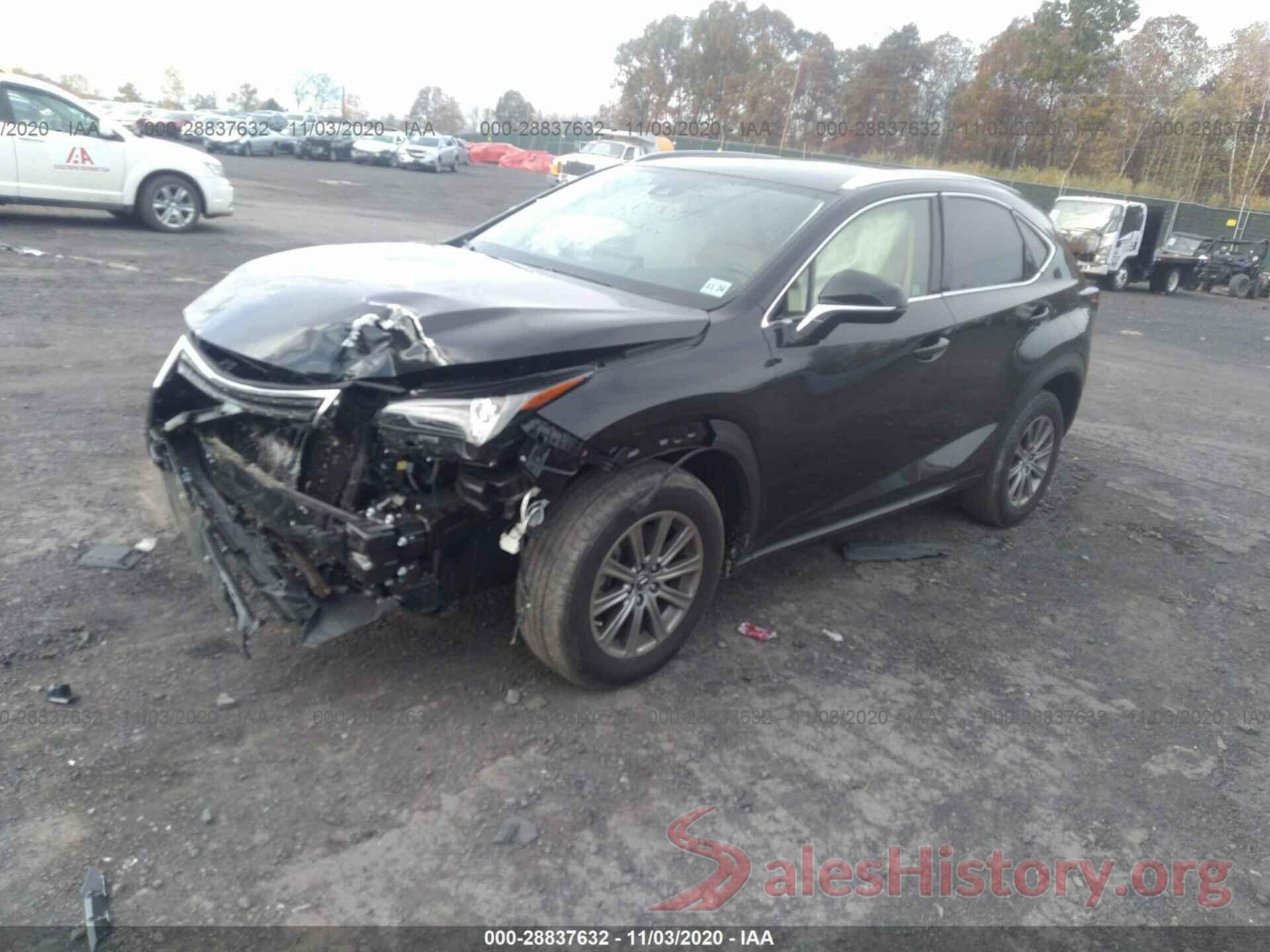 JTJAARBZ1L2158290 2020 LEXUS NX