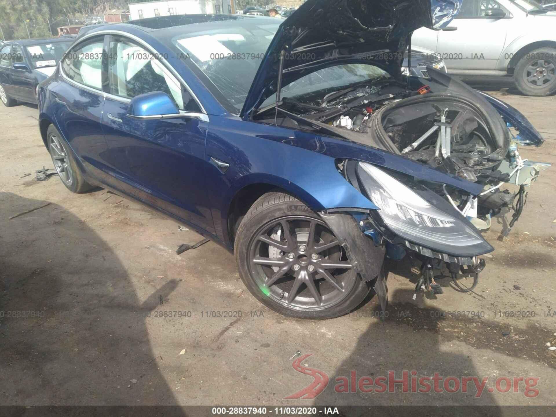 5YJ3E1EA5LF743684 2020 TESLA MODEL 3