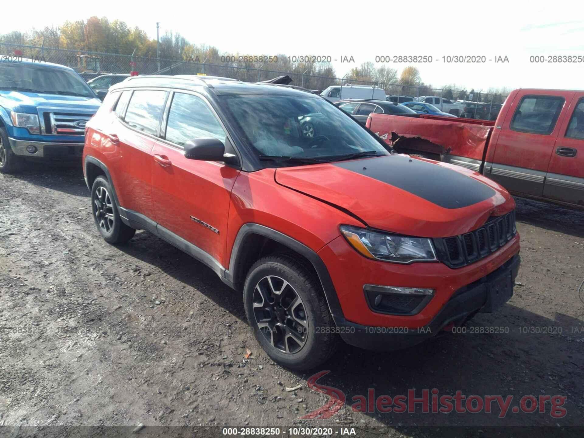 3C4NJDDB6LT133424 2020 JEEP COMPASS