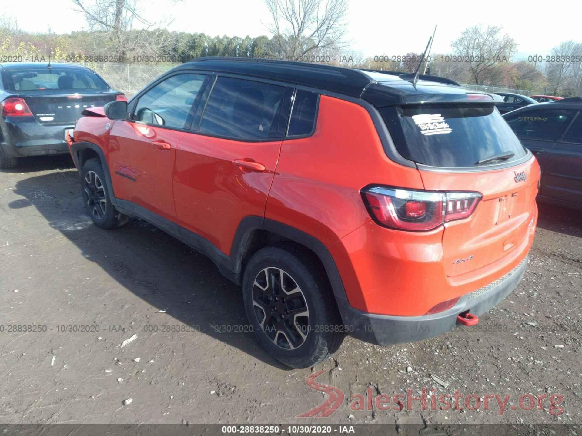 3C4NJDDB6LT133424 2020 JEEP COMPASS