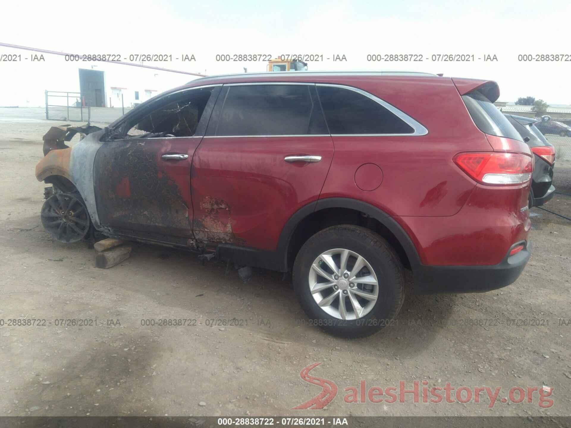 5XYPG4A52GG038801 2016 KIA SORENTO