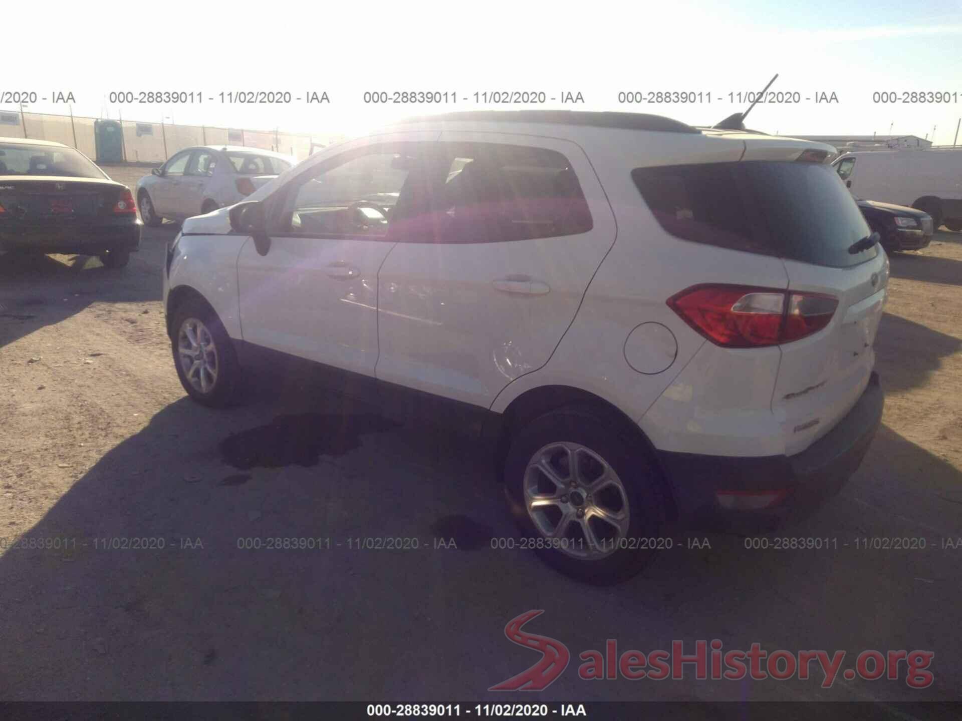 MAJ6P1UL4JC199222 2018 FORD ECOSPORT