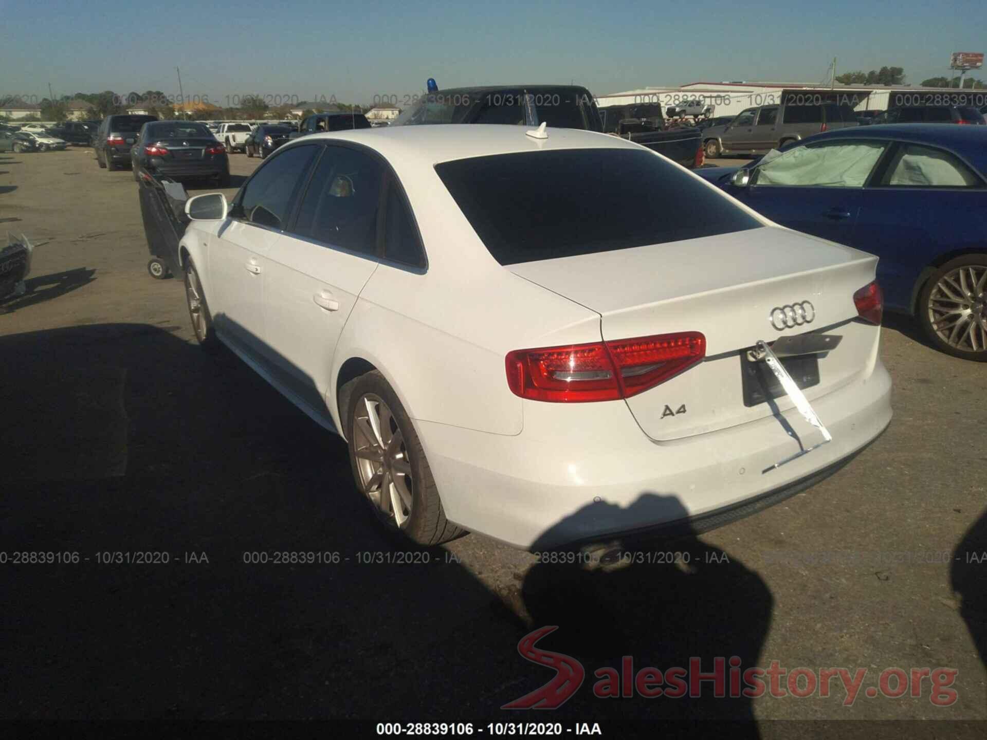 WAUEFAFL6GN007864 2016 AUDI A4