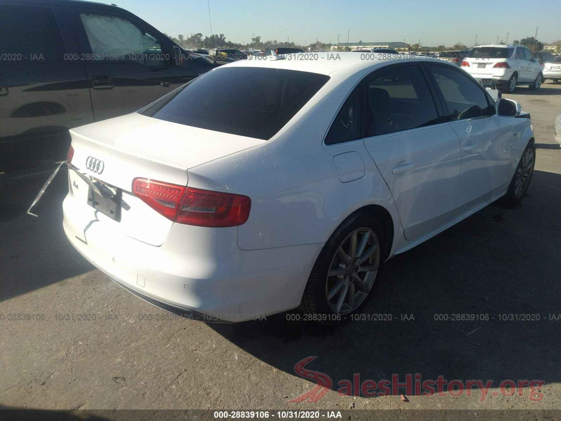 WAUEFAFL6GN007864 2016 AUDI A4