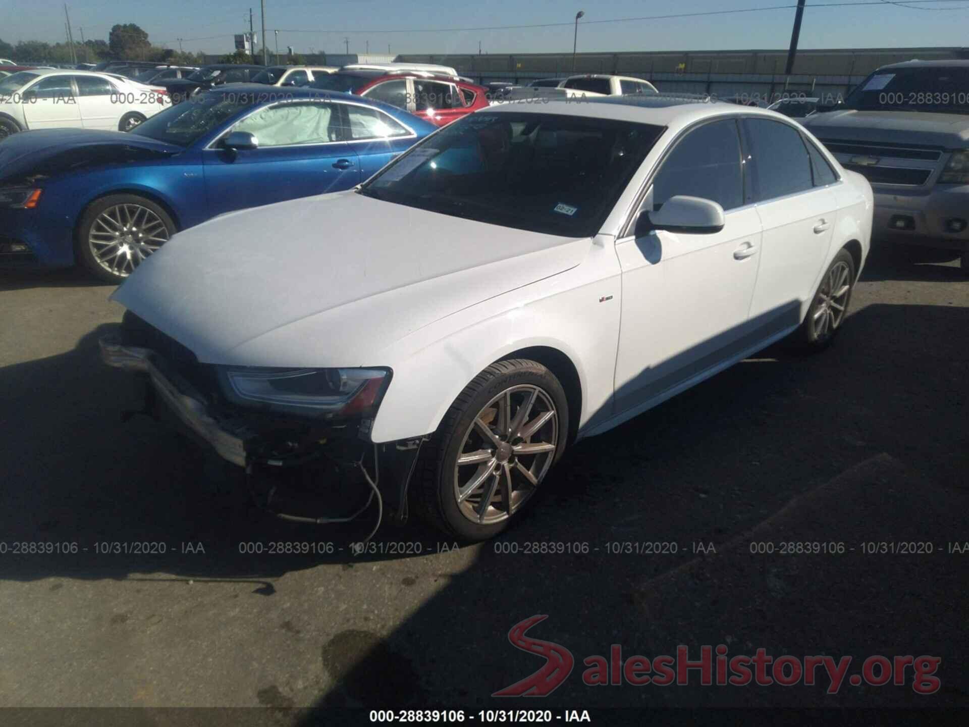 WAUEFAFL6GN007864 2016 AUDI A4