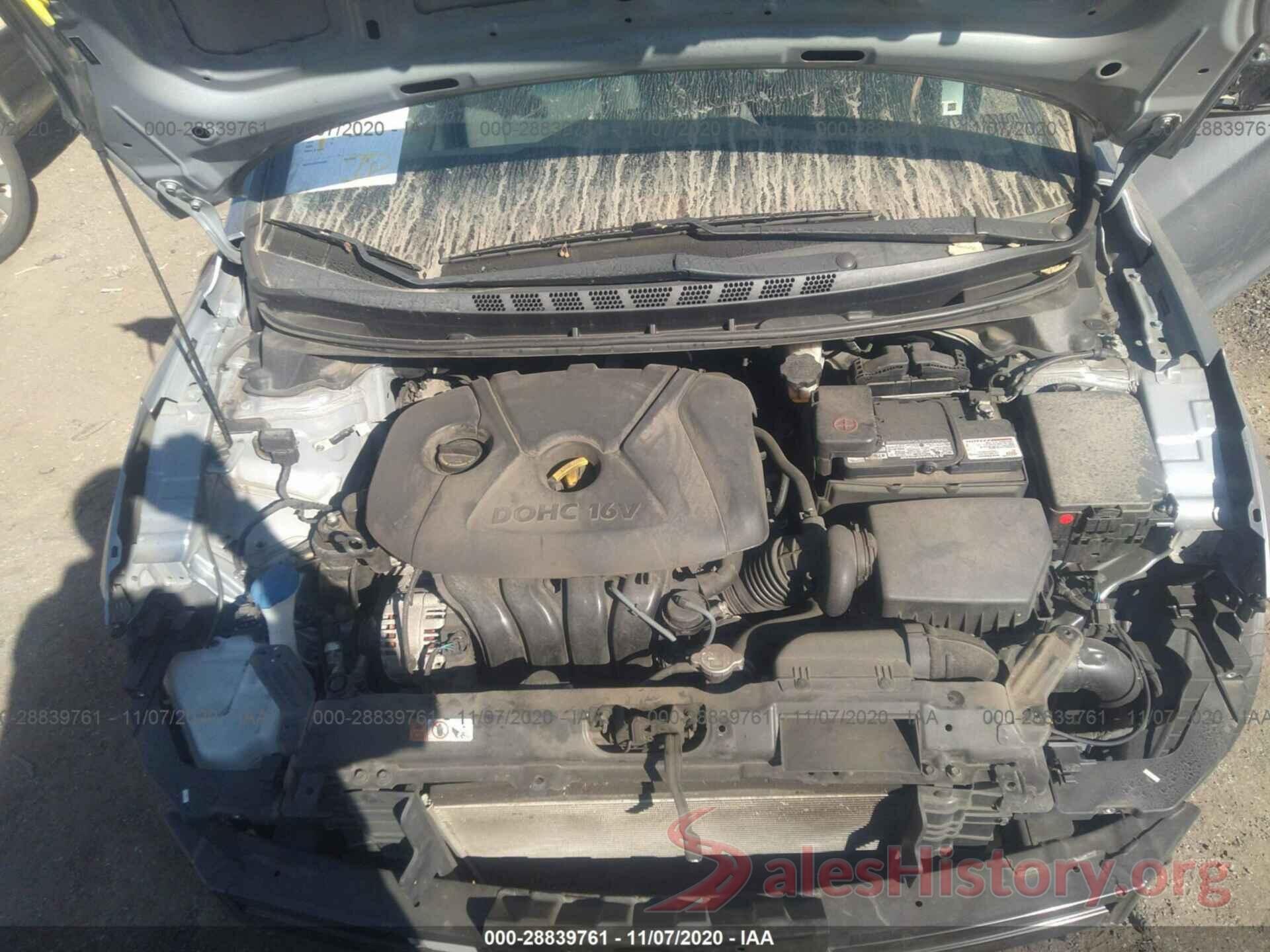 5NPDH4AE0GH661911 2016 HYUNDAI ELANTRA