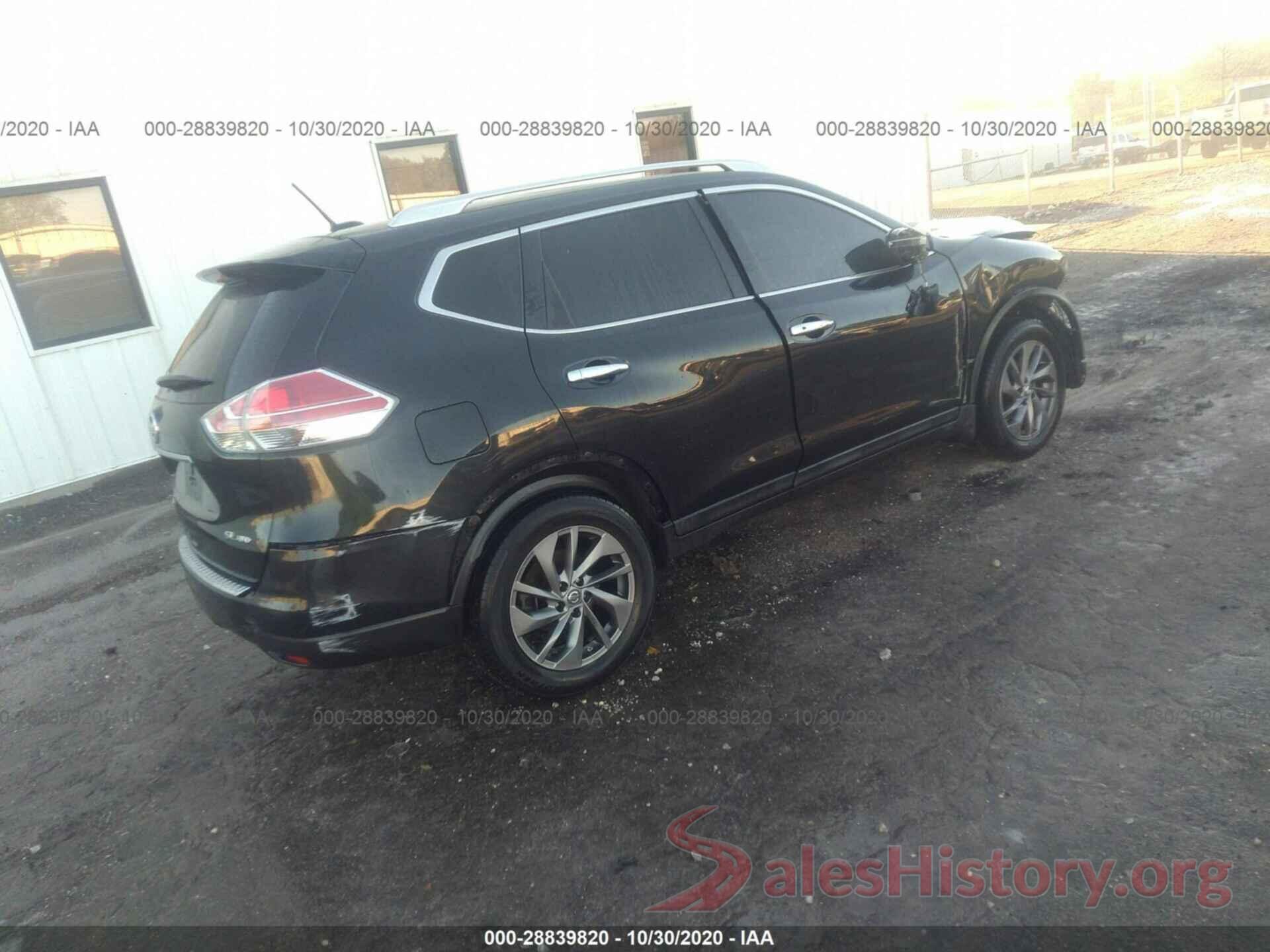 5N1AT2MV4GC741267 2016 NISSAN ROGUE