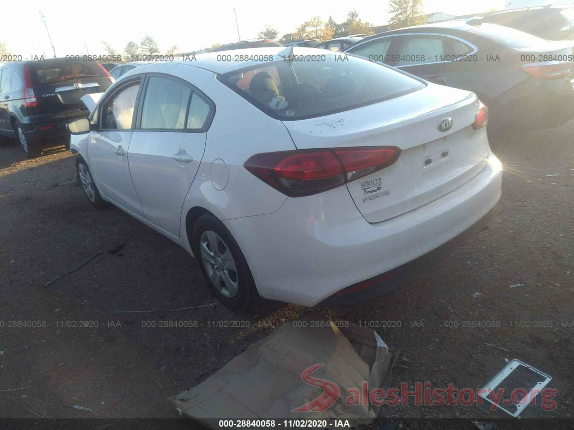 3KPFK4A72HE116312 2017 KIA FORTE