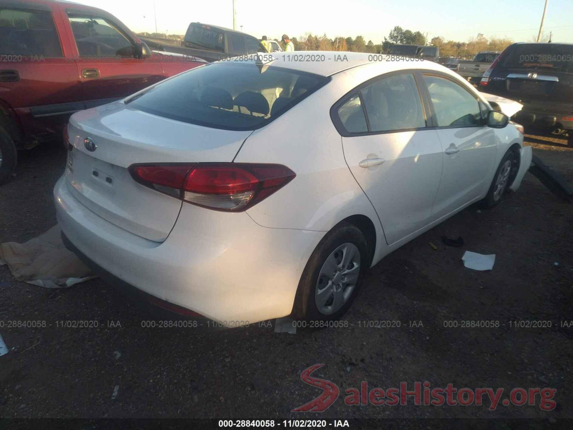 3KPFK4A72HE116312 2017 KIA FORTE