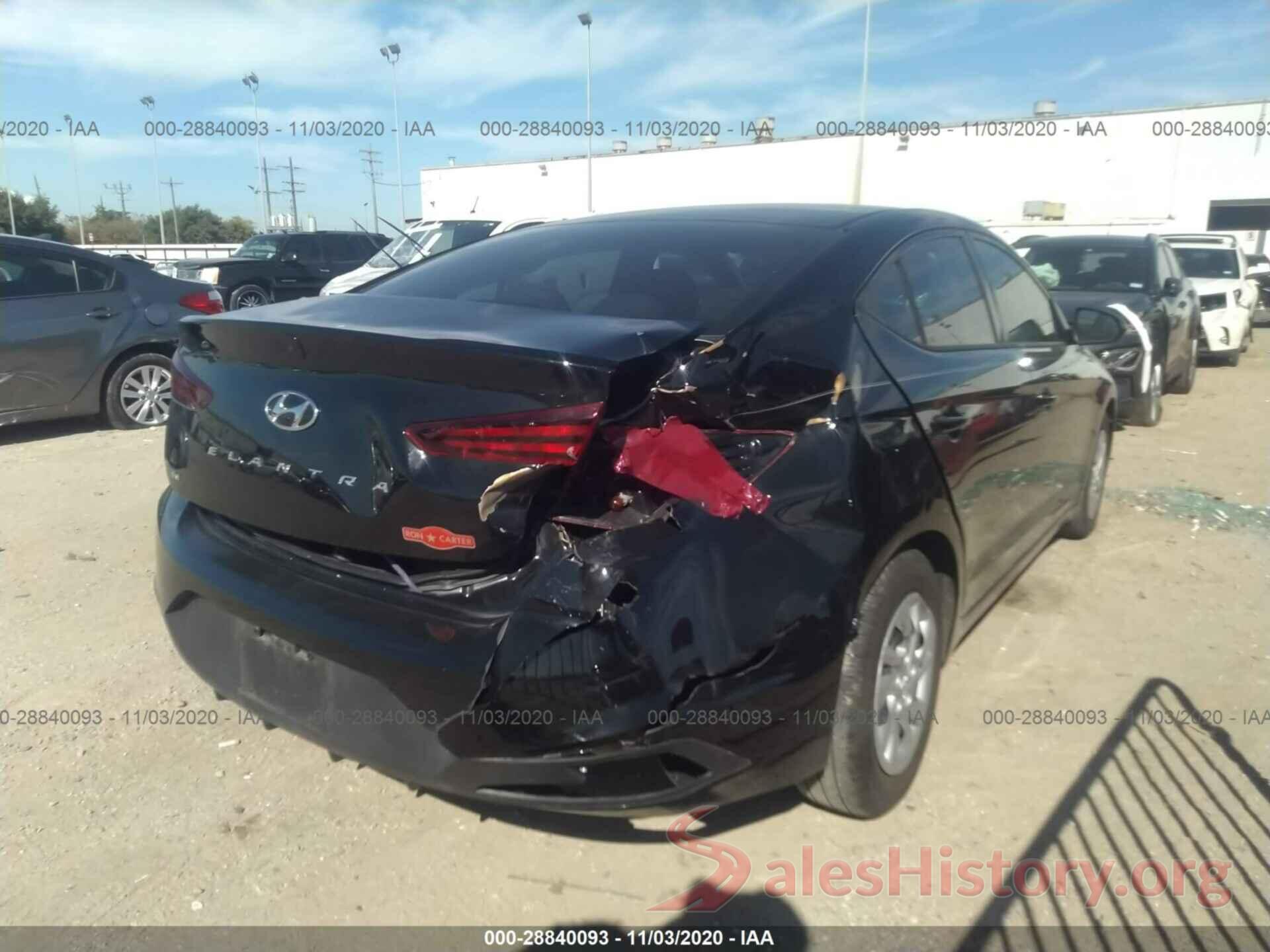 5NPD74LF6LH611758 2020 HYUNDAI ELANTRA