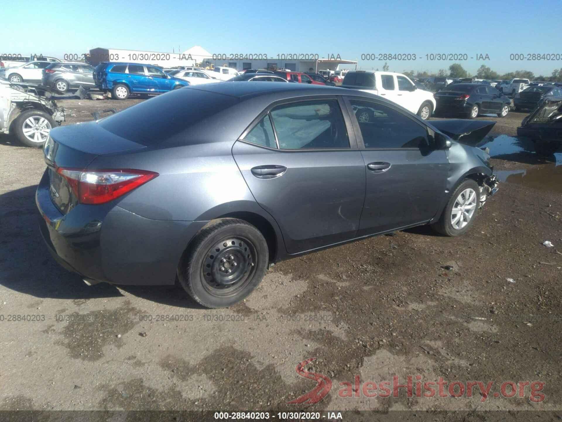 5YFBURHE6GP506465 2016 TOYOTA COROLLA