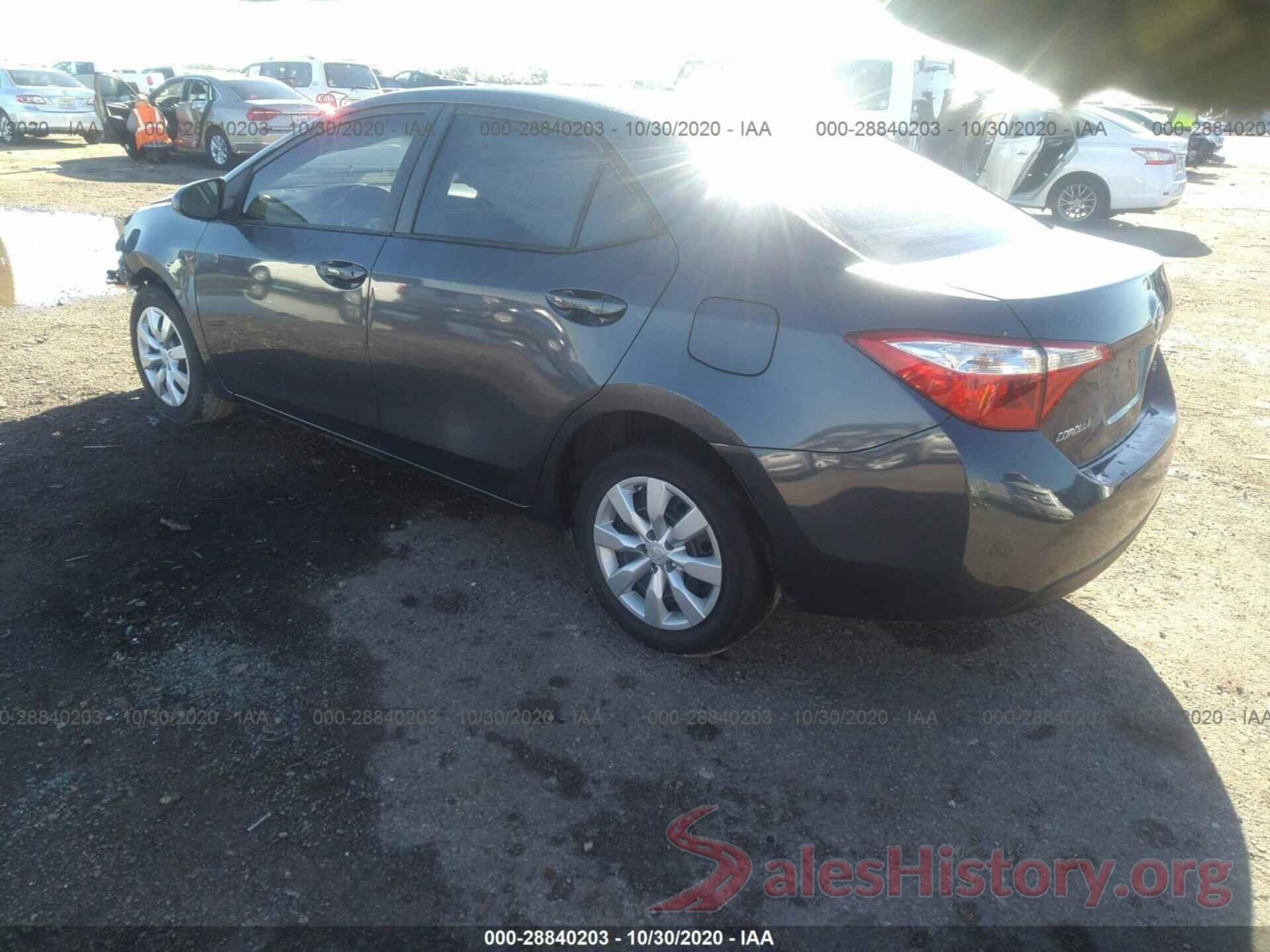 5YFBURHE6GP506465 2016 TOYOTA COROLLA