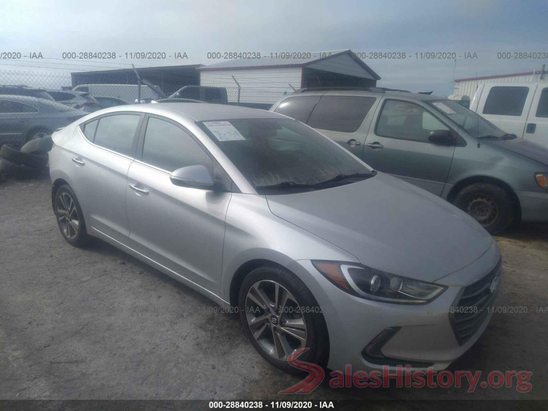 5NPD84LF0HH006235 2017 HYUNDAI ELANTRA