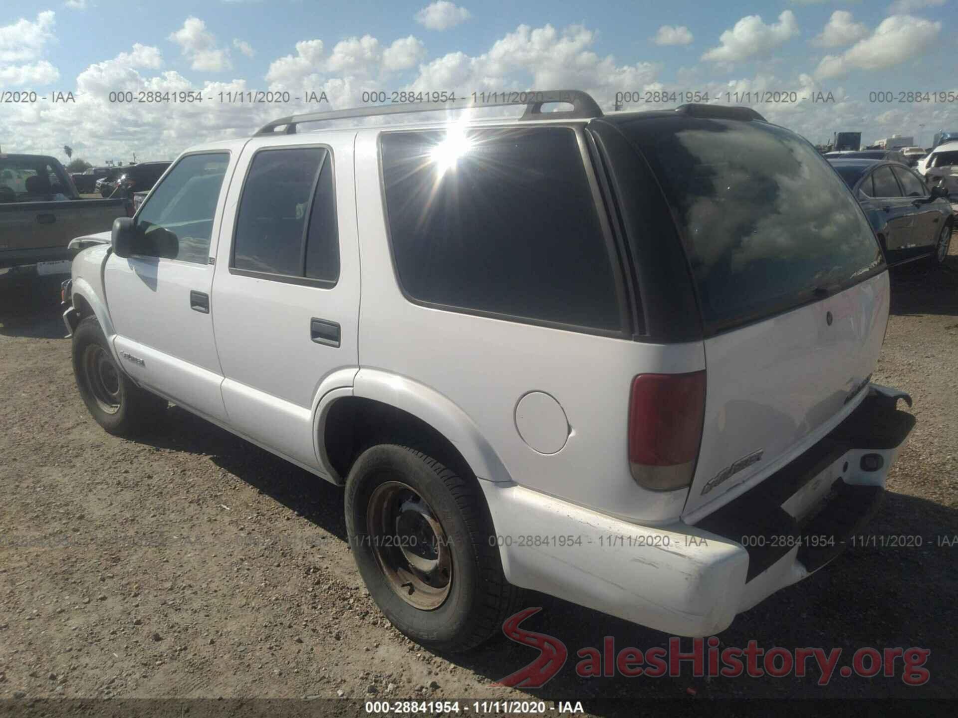 1GNCS13X63K155111 2003 CHEVROLET BLAZER