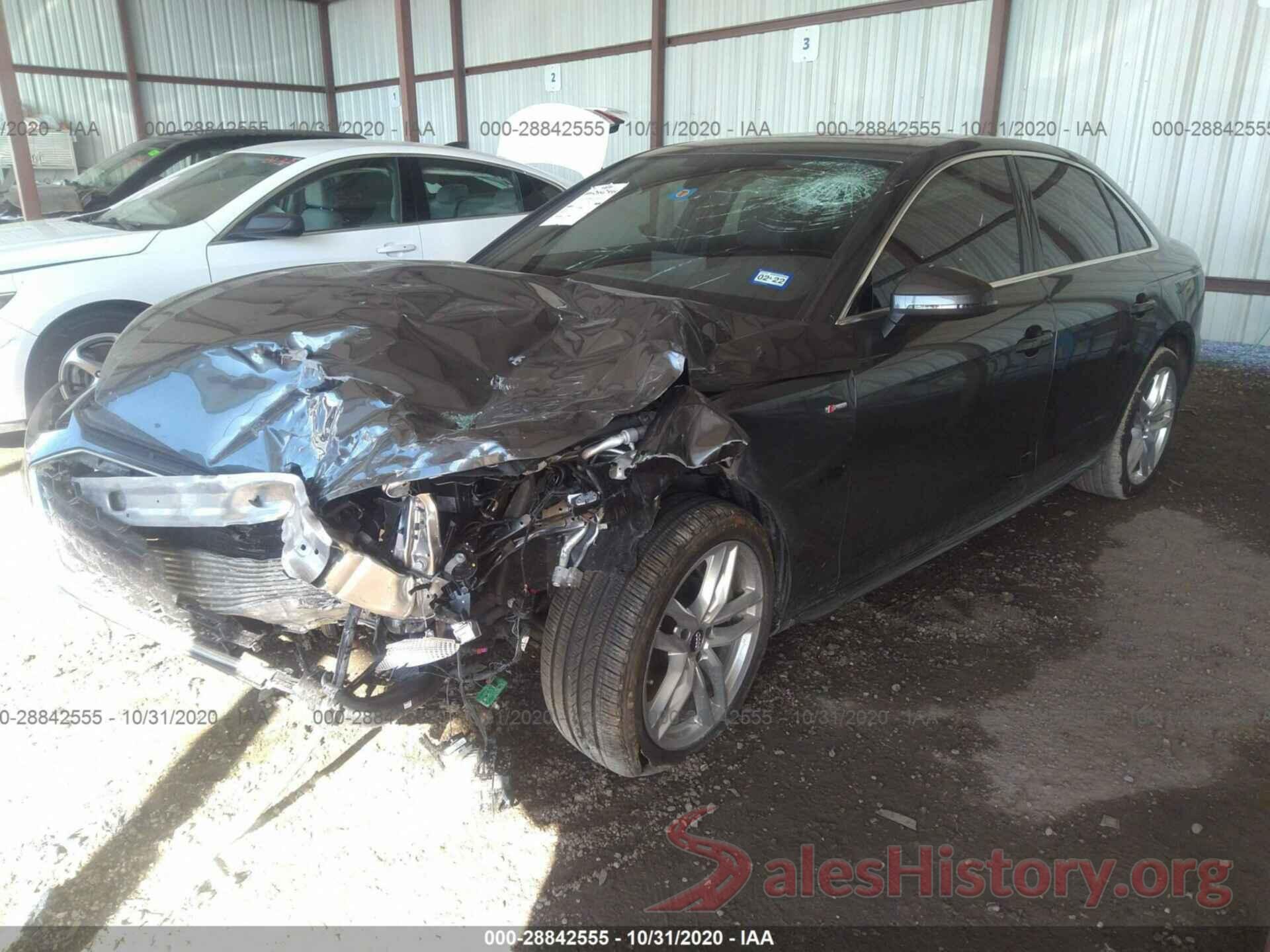 WAUDNAF46LN006229 2020 AUDI A4